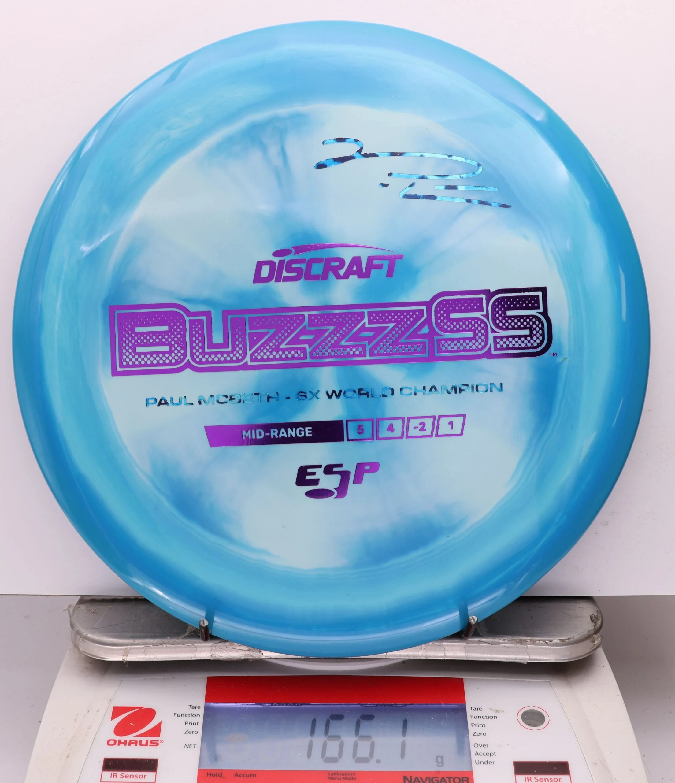 1141179 ESP Buzzz SS, Paul McBeth 6X - #536 Blue, 166