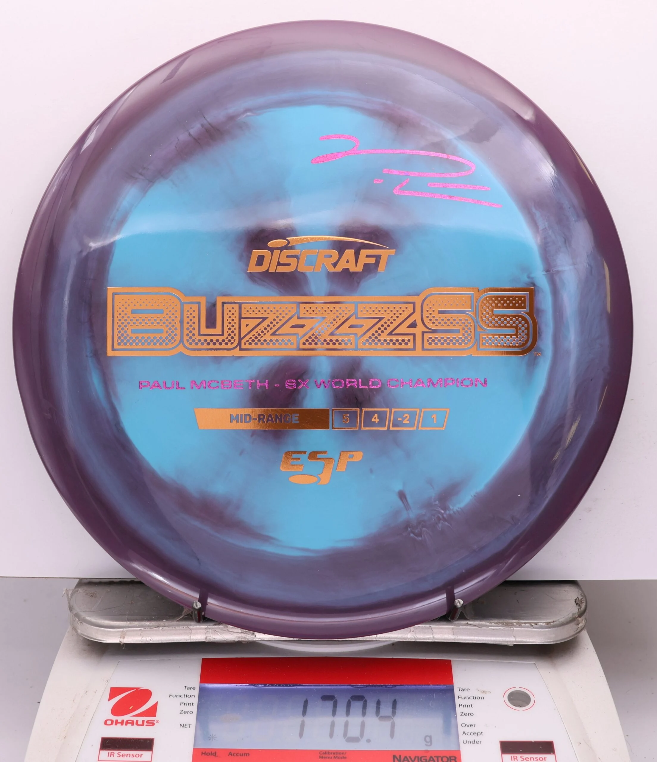 1141202 ESP Buzzz SS, Paul McBeth 6X - #538 BrownBlue, 170