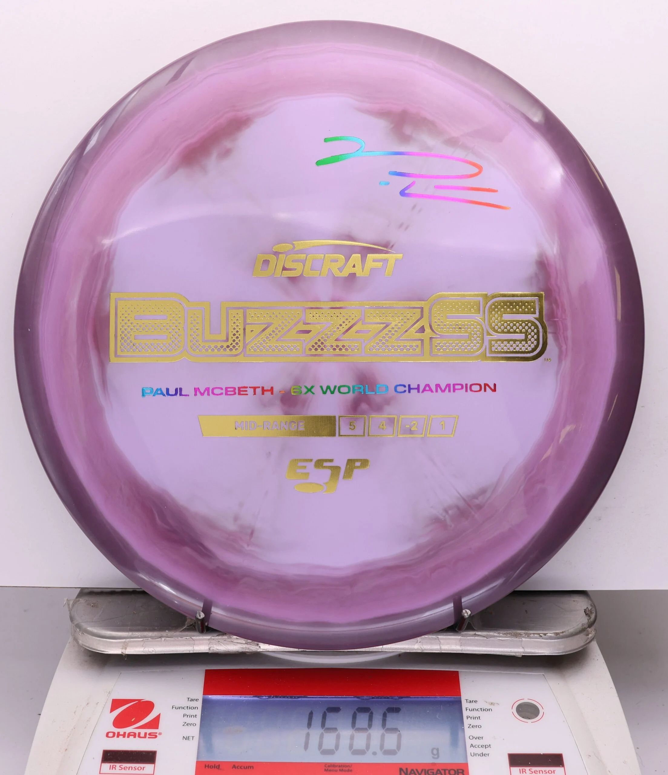 1141203 ESP Buzzz SS, Paul McBeth 6X - #539 BrownMagenta, 169