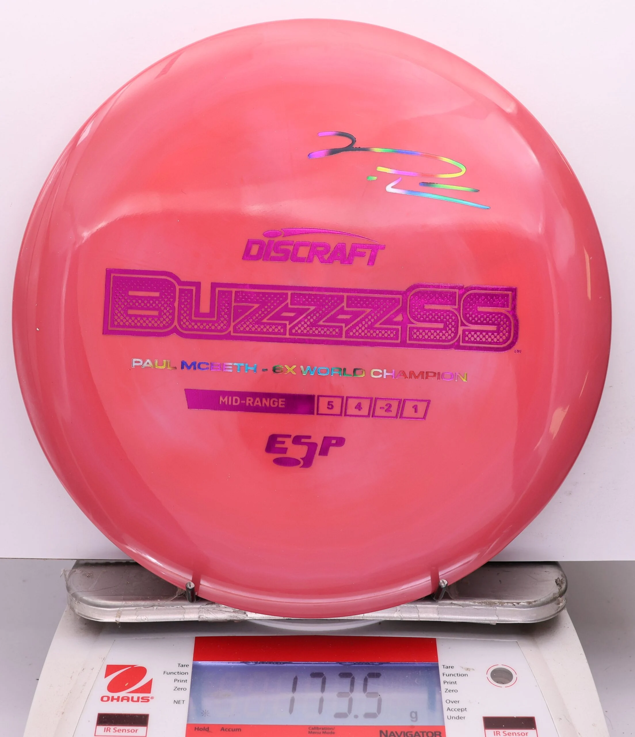 1141205 ESP Buzzz SS, Paul McBeth 6X - #541 Red, 174