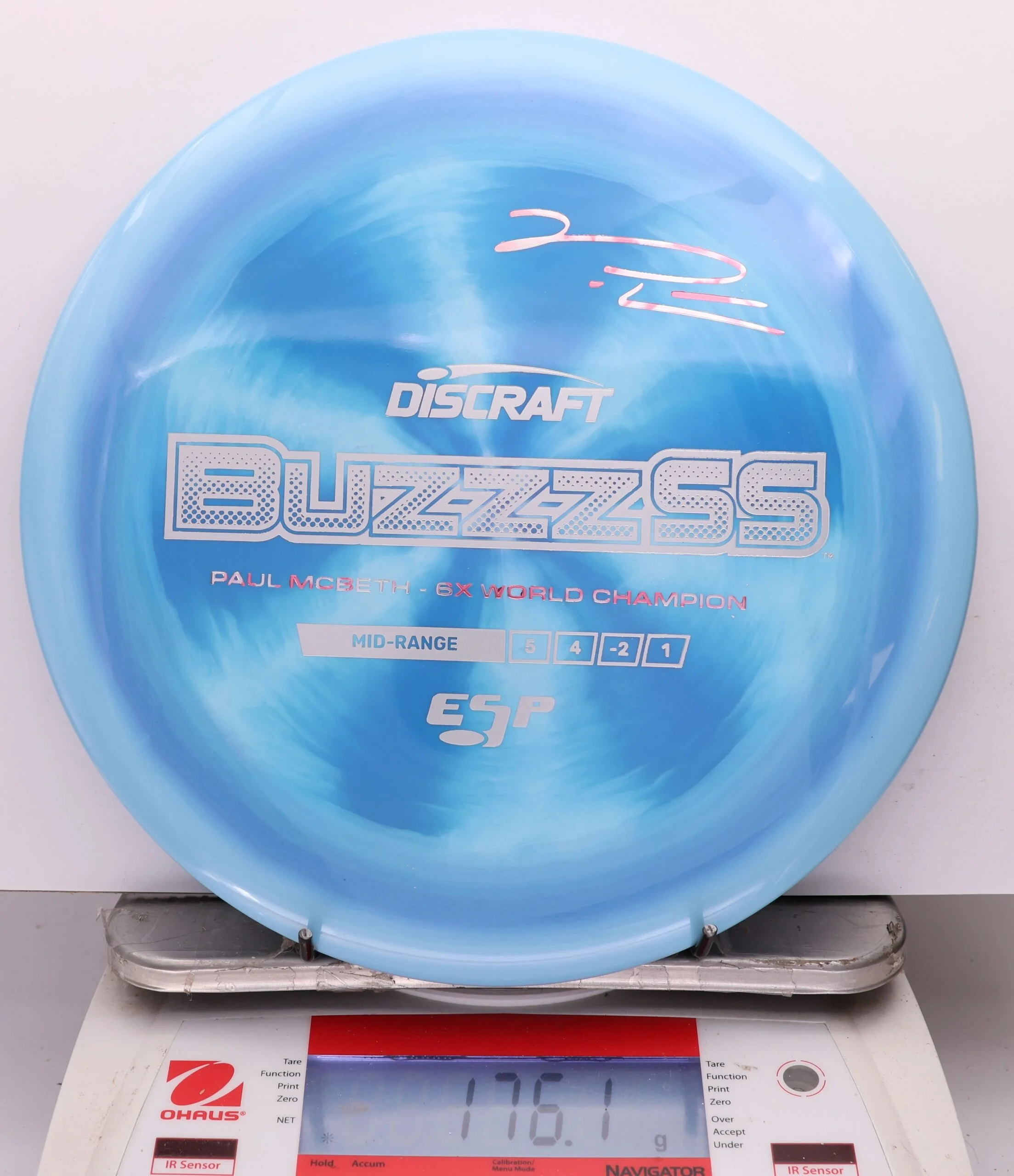 1141228 ESP Buzzz SS, Paul McBeth 6X - #543 LtBlue, 176