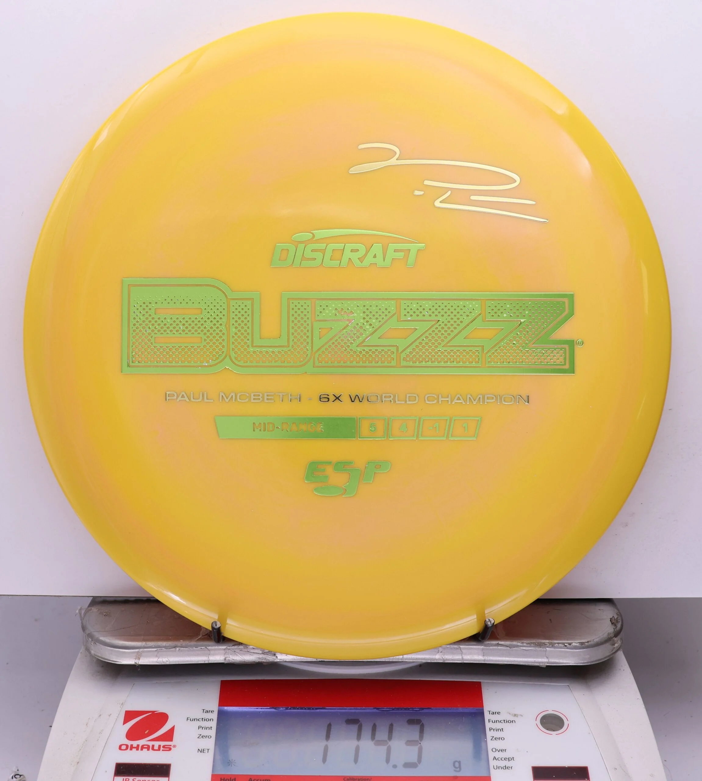 1141346 ESP Buzzz, Paul McBeth 6X - #529 Yellow, 174