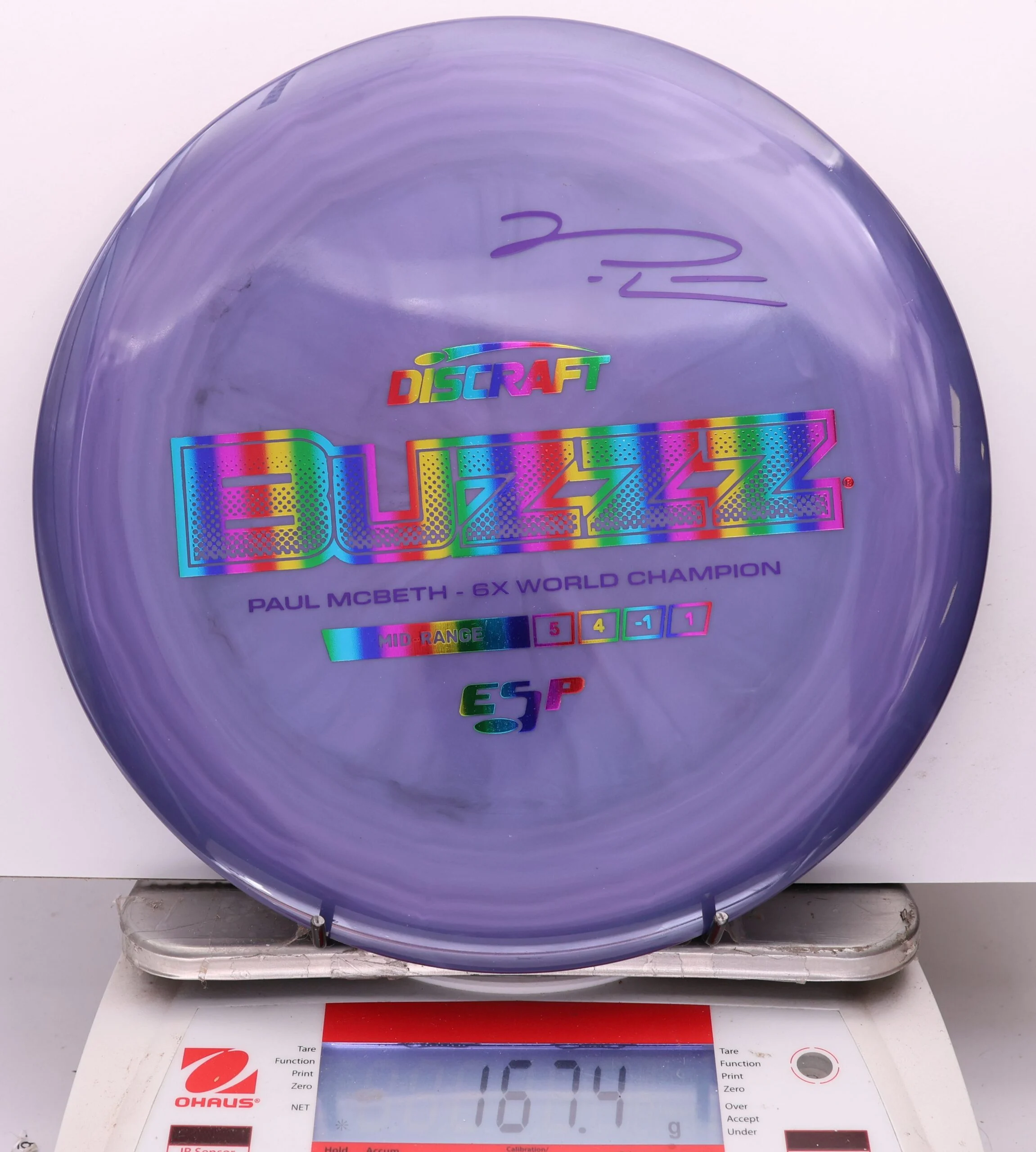 1141378 ESP Buzzz, Paul McBeth 6X - #533 Purple, 167