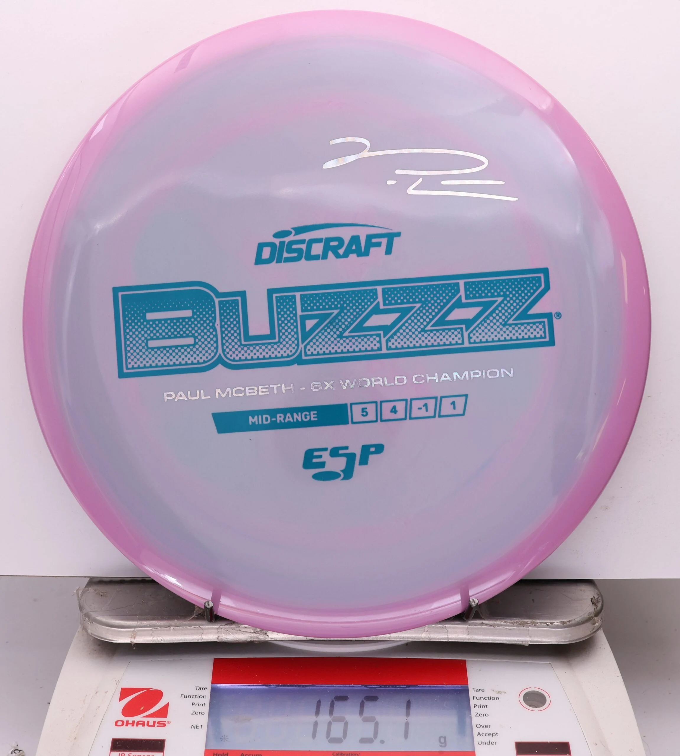 1141379 ESP Buzzz, Paul McBeth 6X - #534 PinkGray, 165