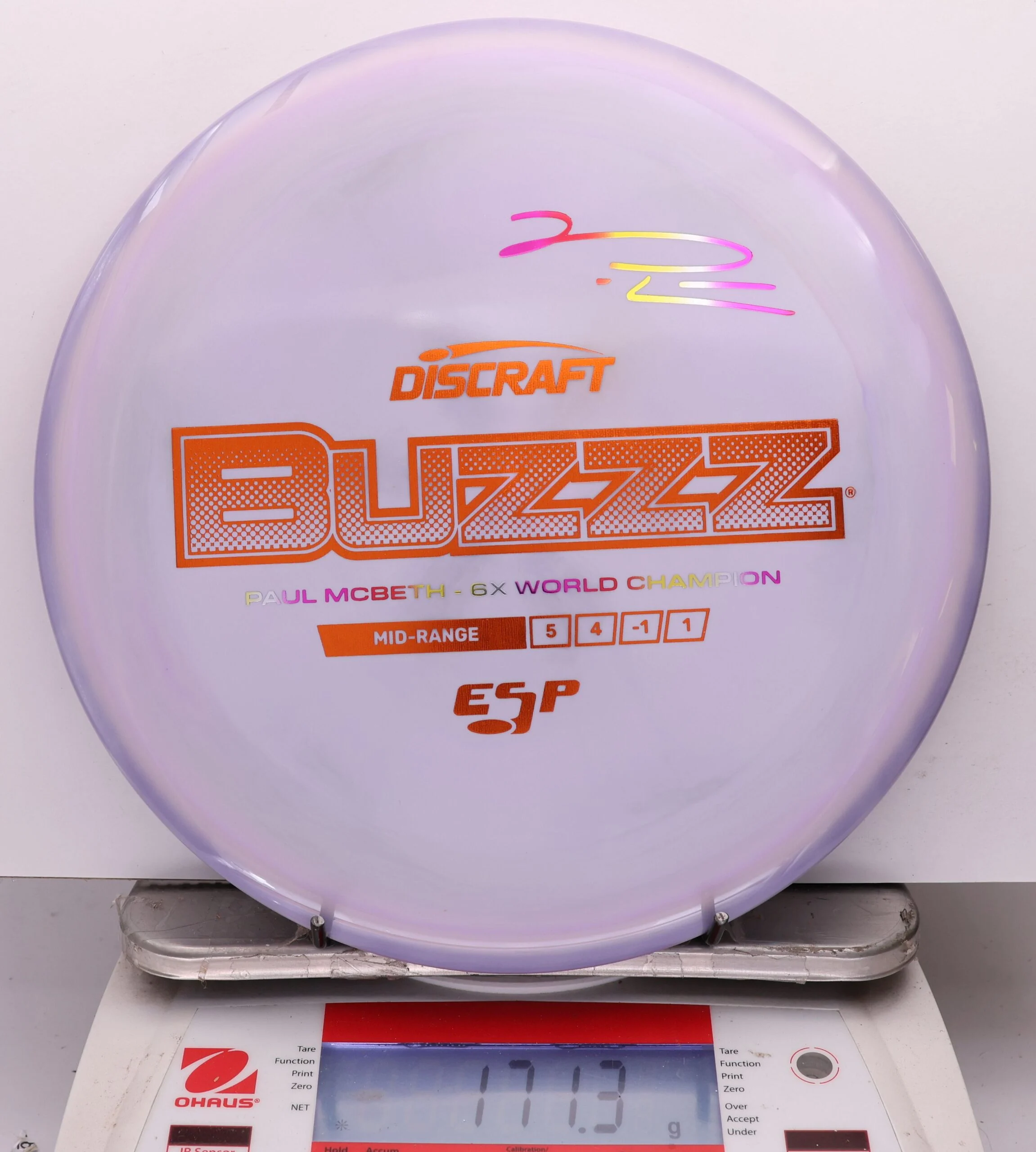 1141382 ESP Buzzz, Paul McBeth 6X - #537 LtPurple, 171