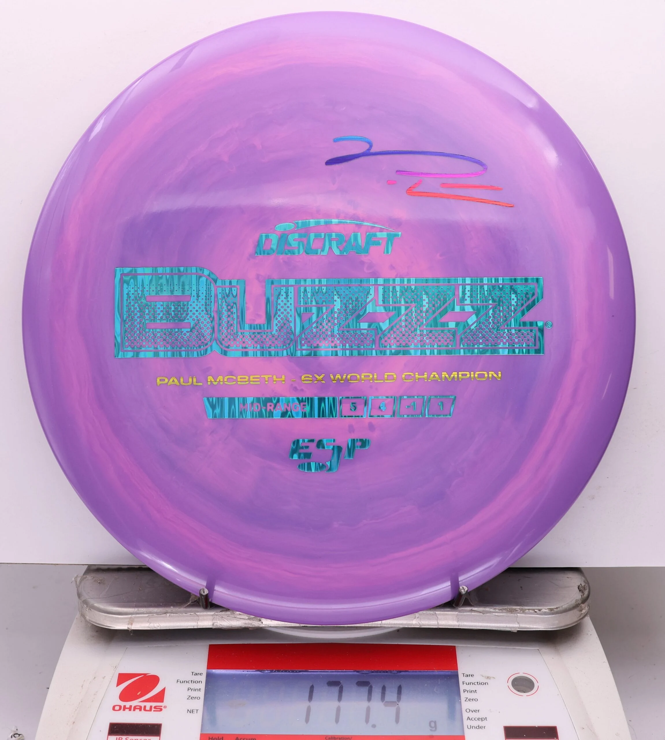 1141411 ESP Buzzz, Paul McBeth 6X - #538 PurplePink, 177
