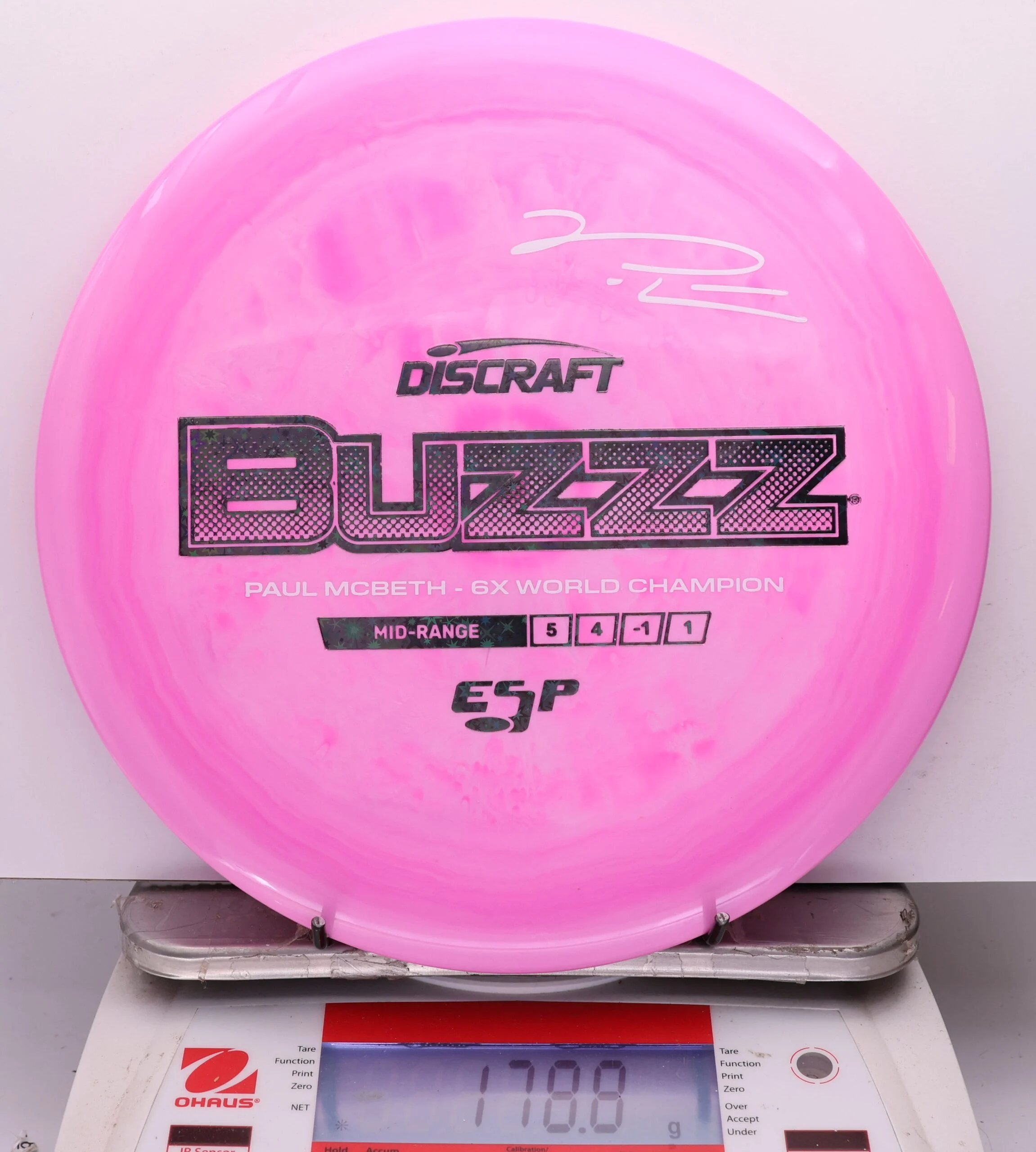 1141415 ESP Buzzz, Paul McBeth 6X - #542 Pink, 179