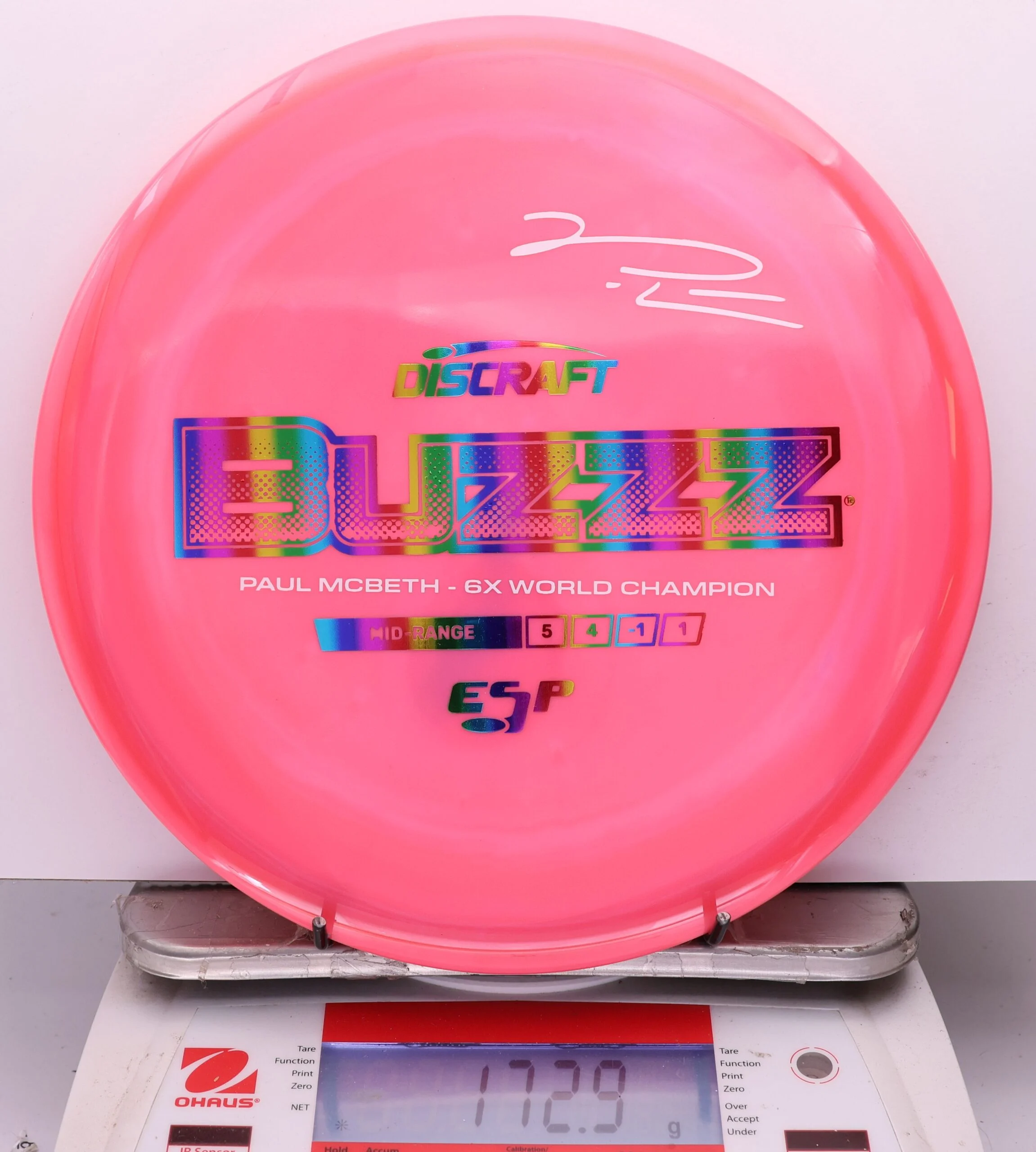 1141444 ESP Buzzz, Paul McBeth 6X - #543 LtRed, 173