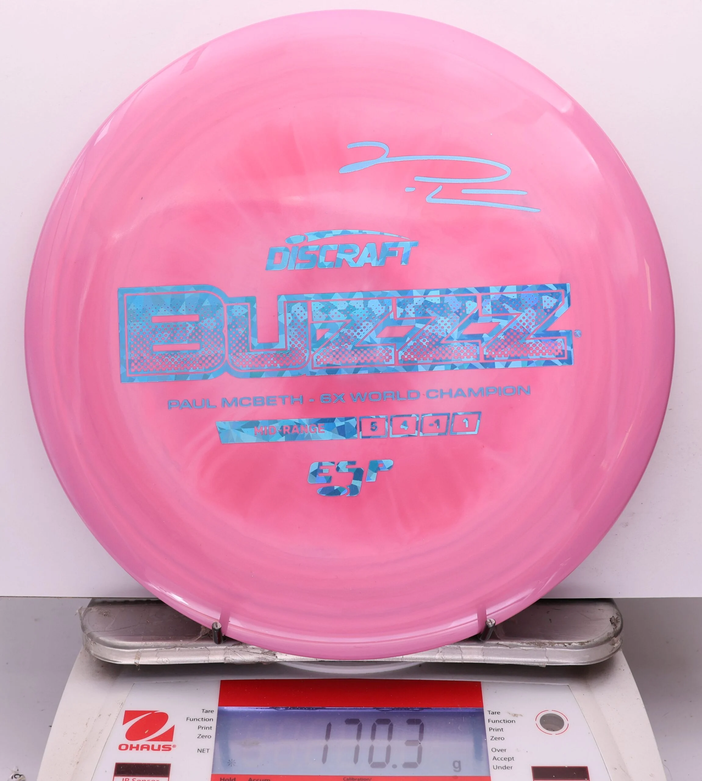 1141477 ESP Buzzz, Paul McBeth 6X - #548 Pink, 170