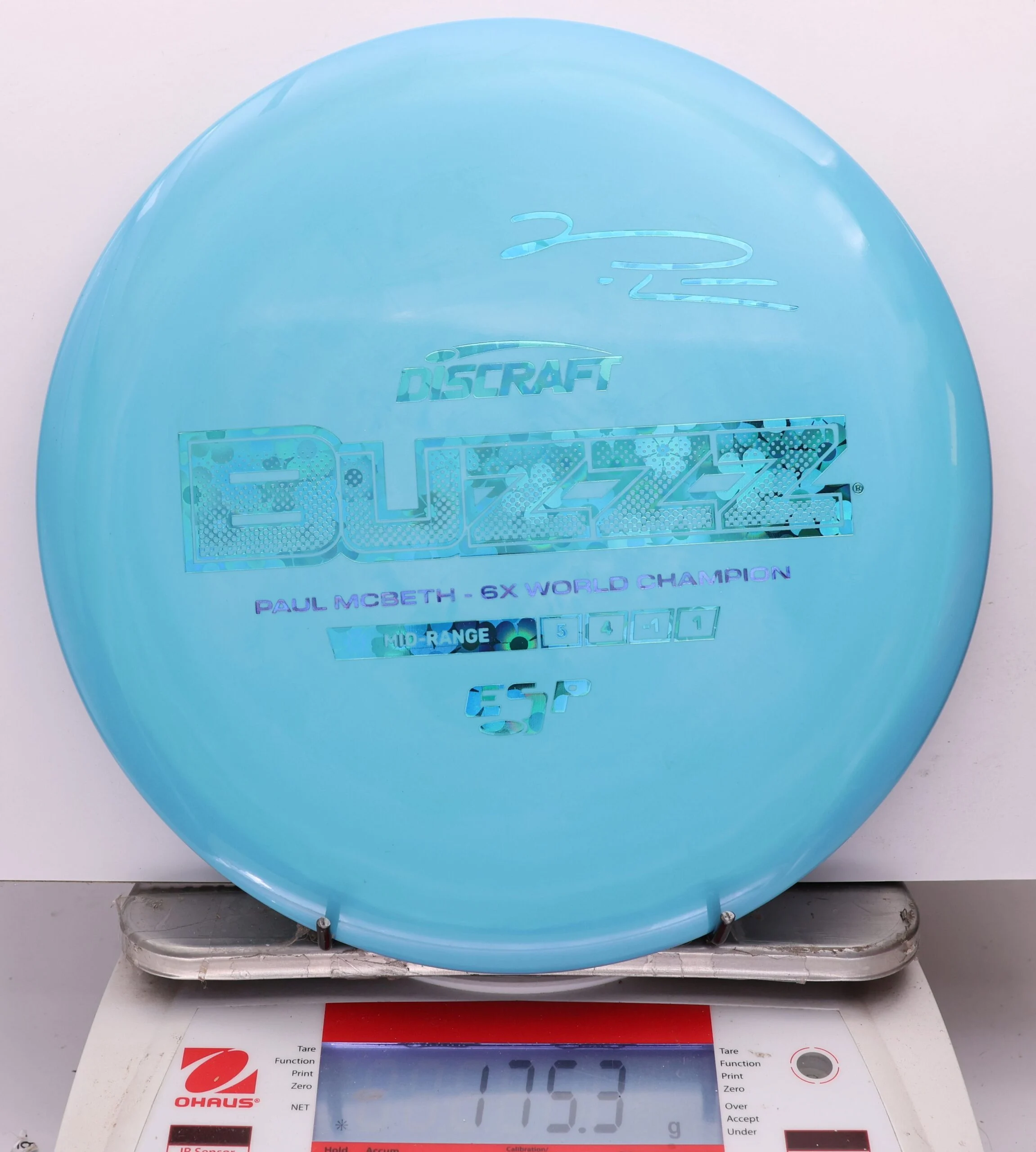1141481 ESP Buzzz, Paul McBeth 6X - #552 LtBlue, 175