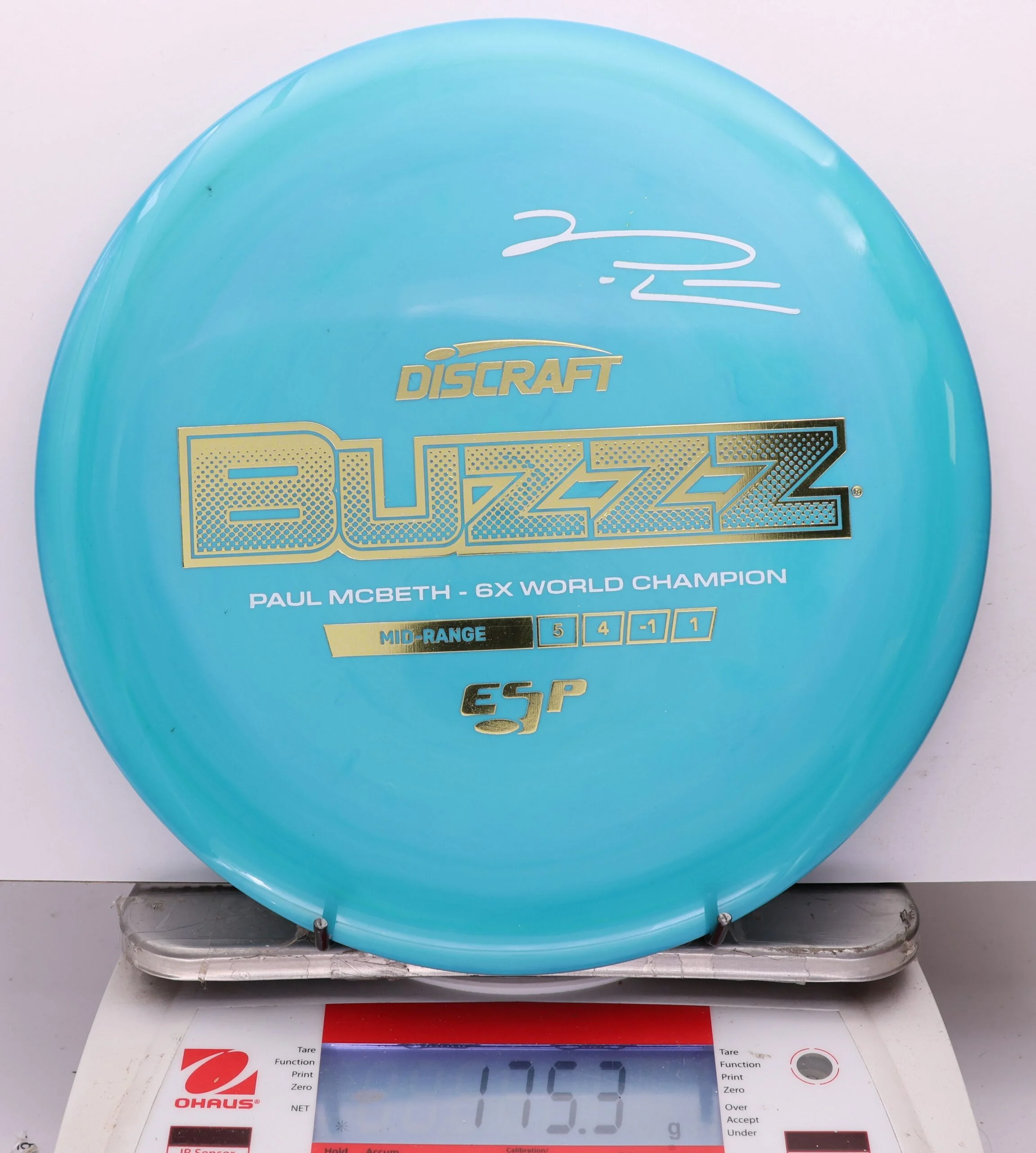 1141510 ESP Buzzz, Paul McBeth 6X - #553 LtBlue, 175