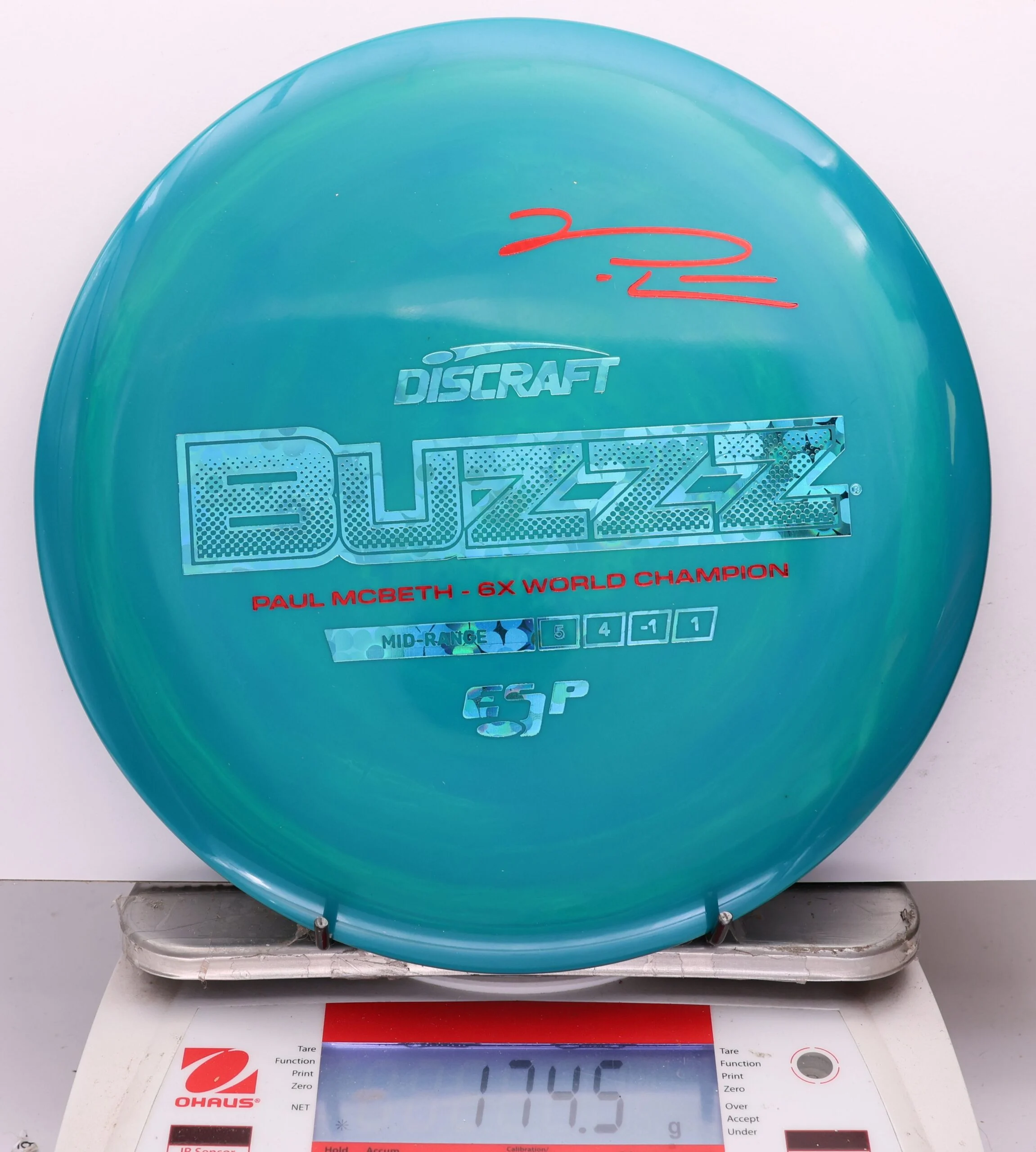 1141512 ESP Buzzz, Paul McBeth 6X - #555 Teal, 175