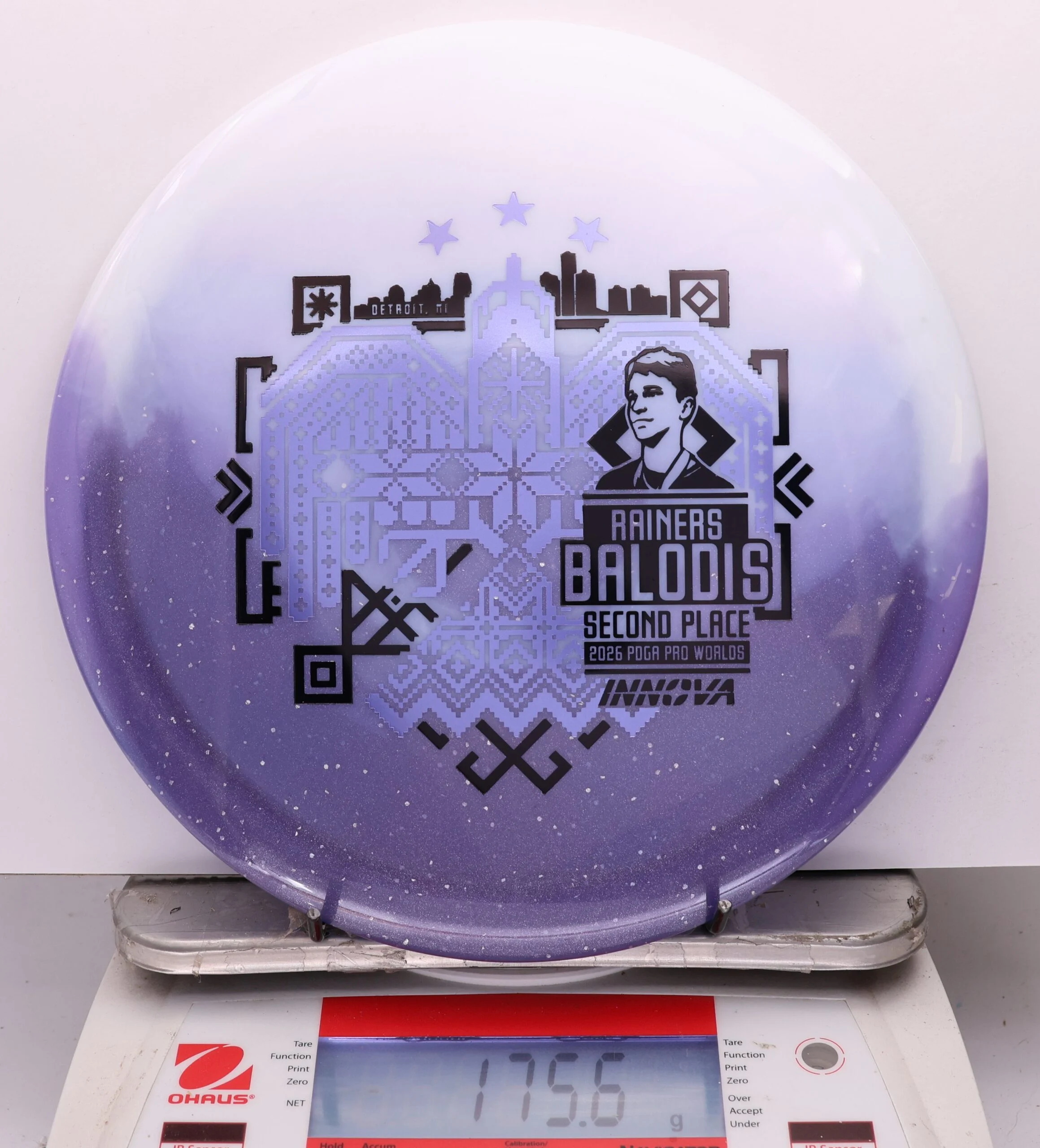 1143304 Duo Teebird, Rainers Balodis 2026 Second Place PDGA Worlds - #03 White-Purple, 176