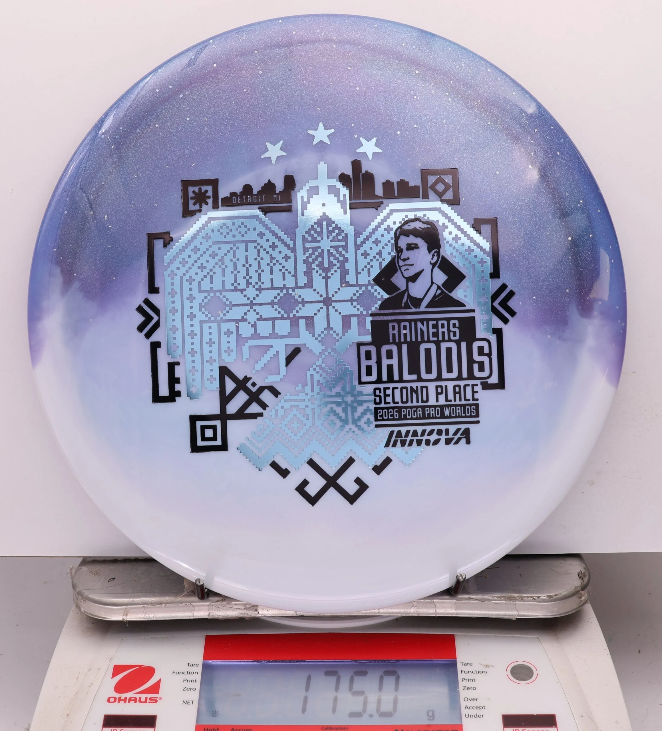 1143305 Duo Teebird, Rainers Balodis 2026 Second Place PDGA Worlds - #04 White-Blurple, 175