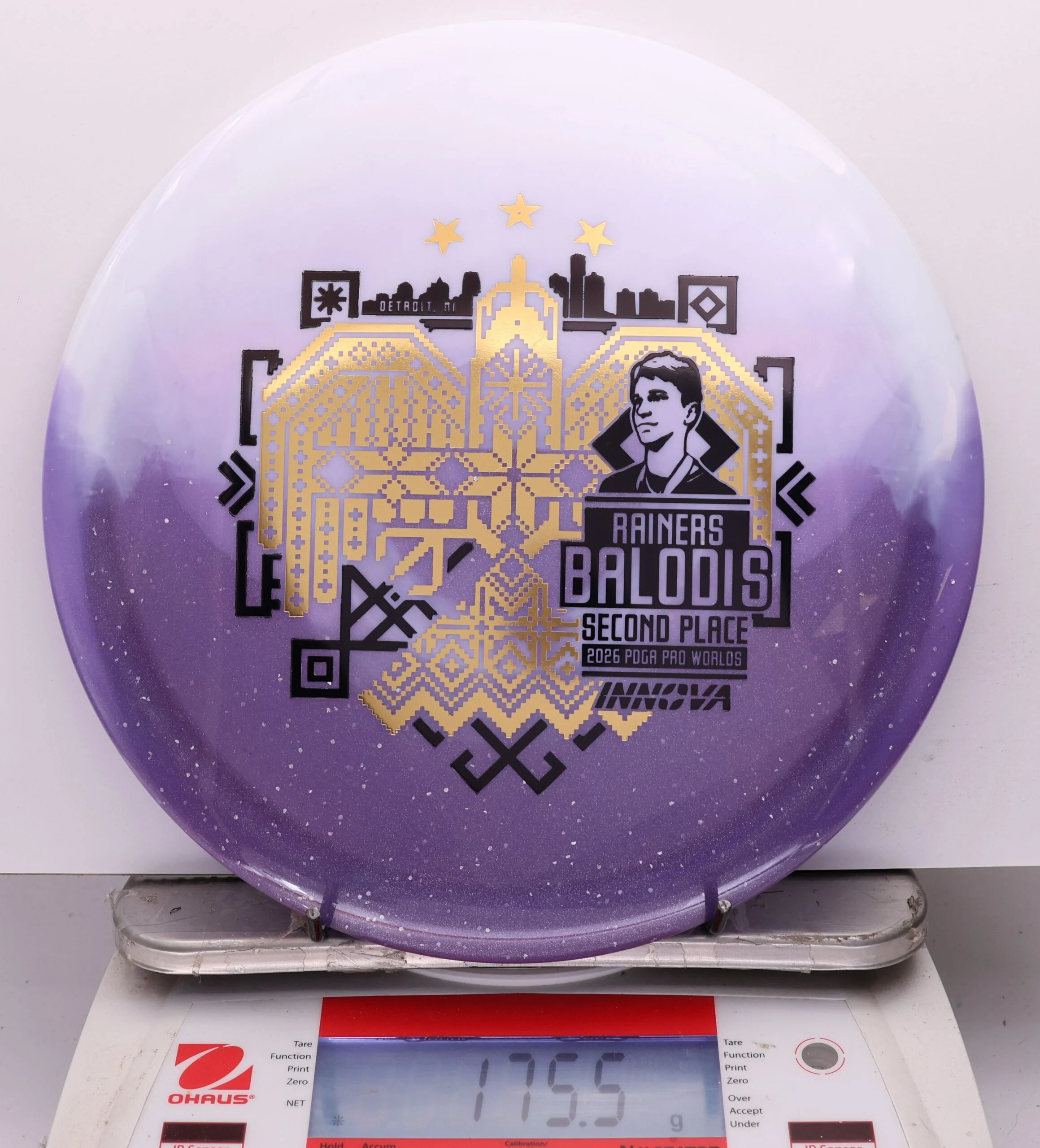 1143306 Duo Teebird, Rainers Balodis 2026 Second Place PDGA Worlds - #05 White-Purple, 176