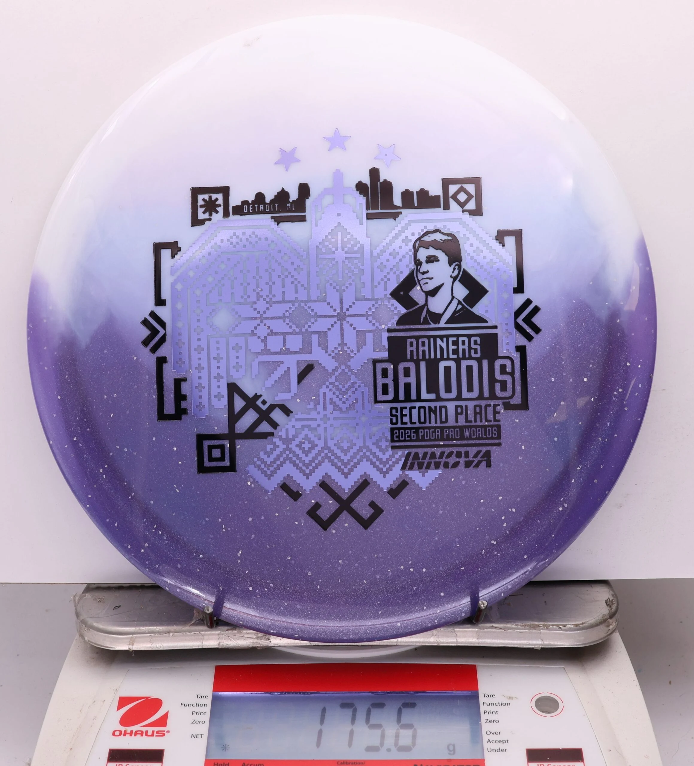 1143307 Duo Teebird, Rainers Balodis 2026 Second Place PDGA Worlds - #06 White-Purple, 176