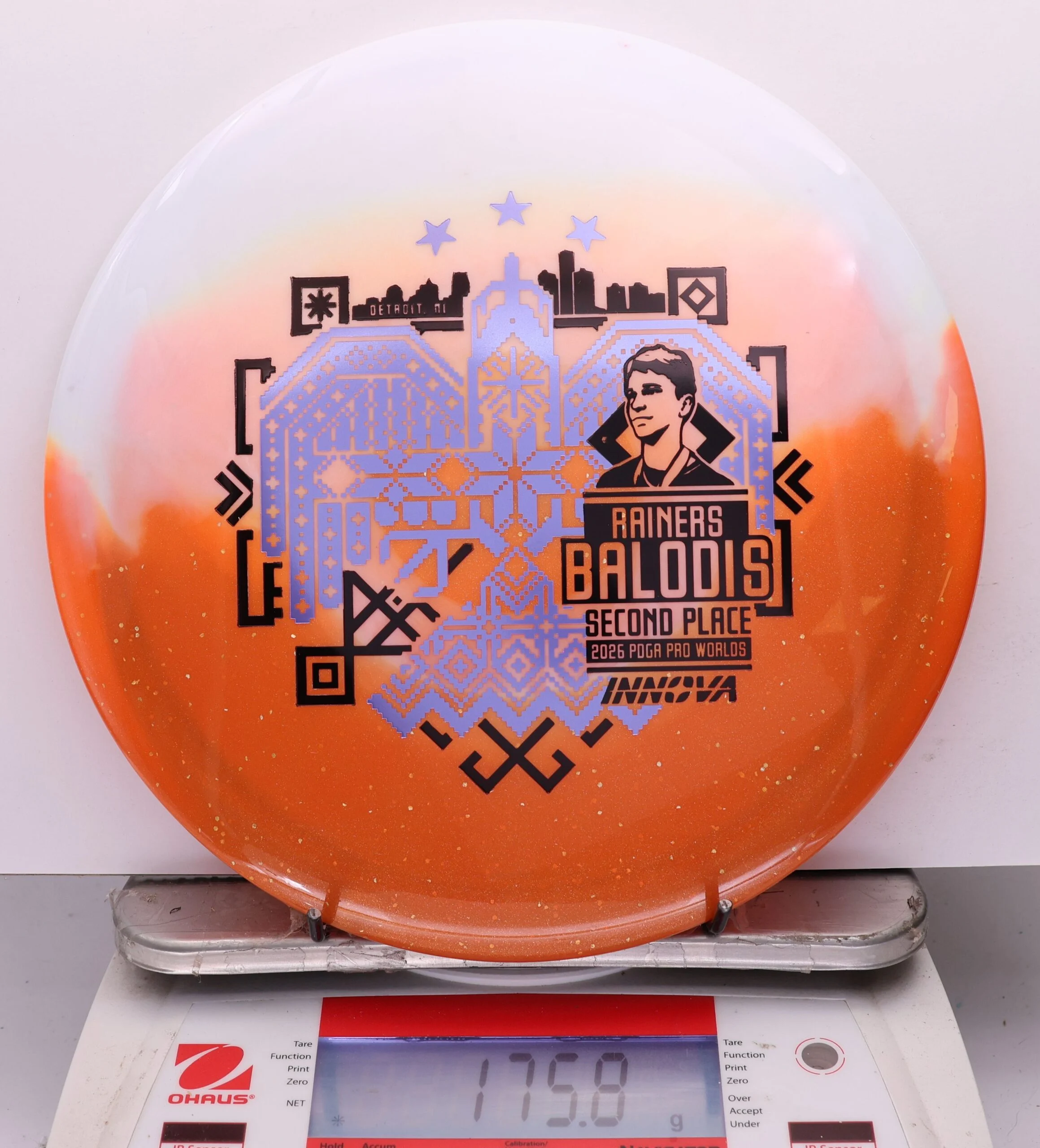1143392 Duo Teebird, Rainers Balodis 2026 Second Place PDGA Worlds - #13 White-Orange, 176