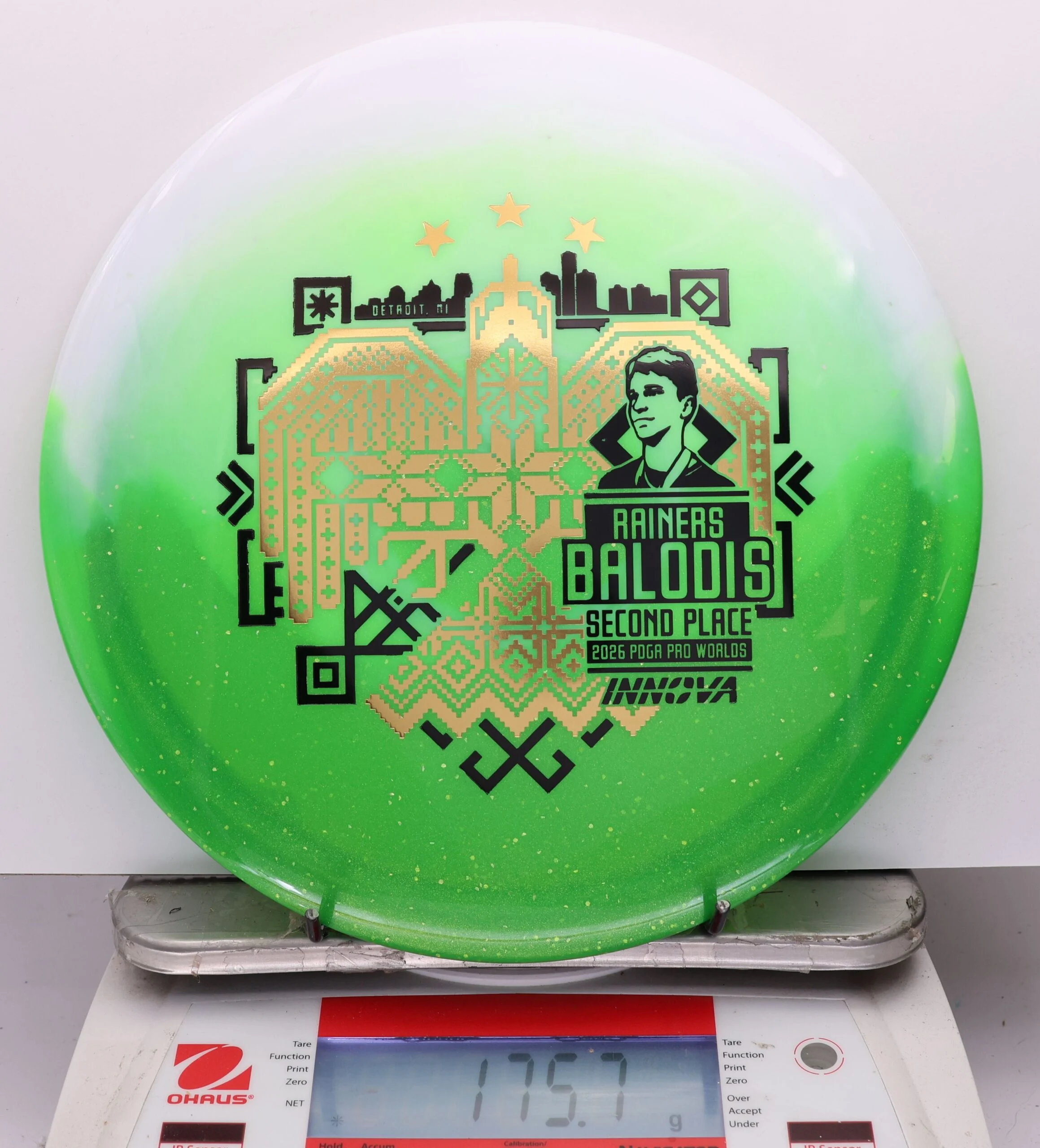 1143524 Duo Teebird, Rainers Balodis 2026 Second Place PDGA Worlds - #28 White-Green, 176