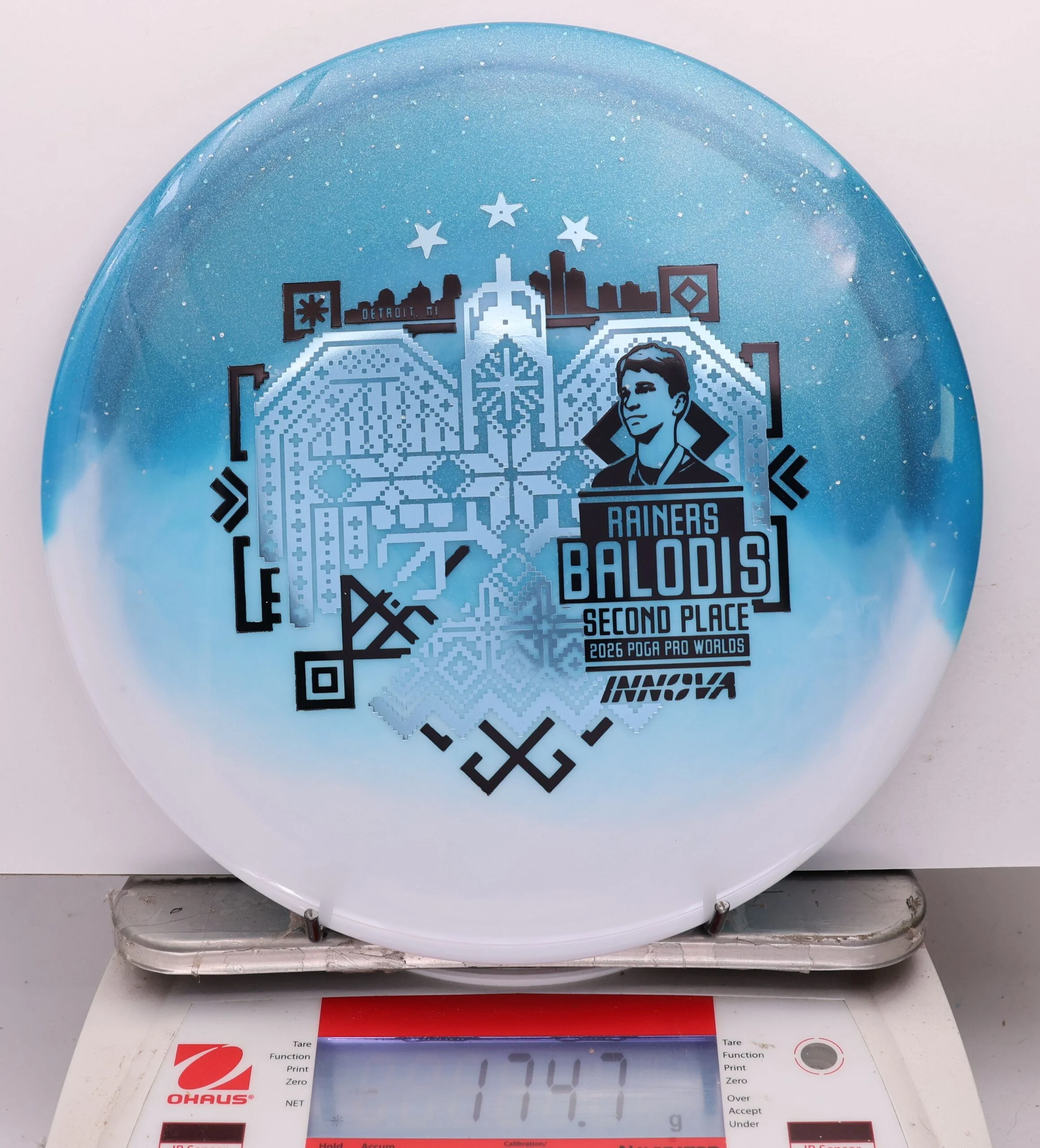 1143594 Duo Teebird, Rainers Balodis 2026 Second Place PDGA Worlds - #32 White-Blue, 175