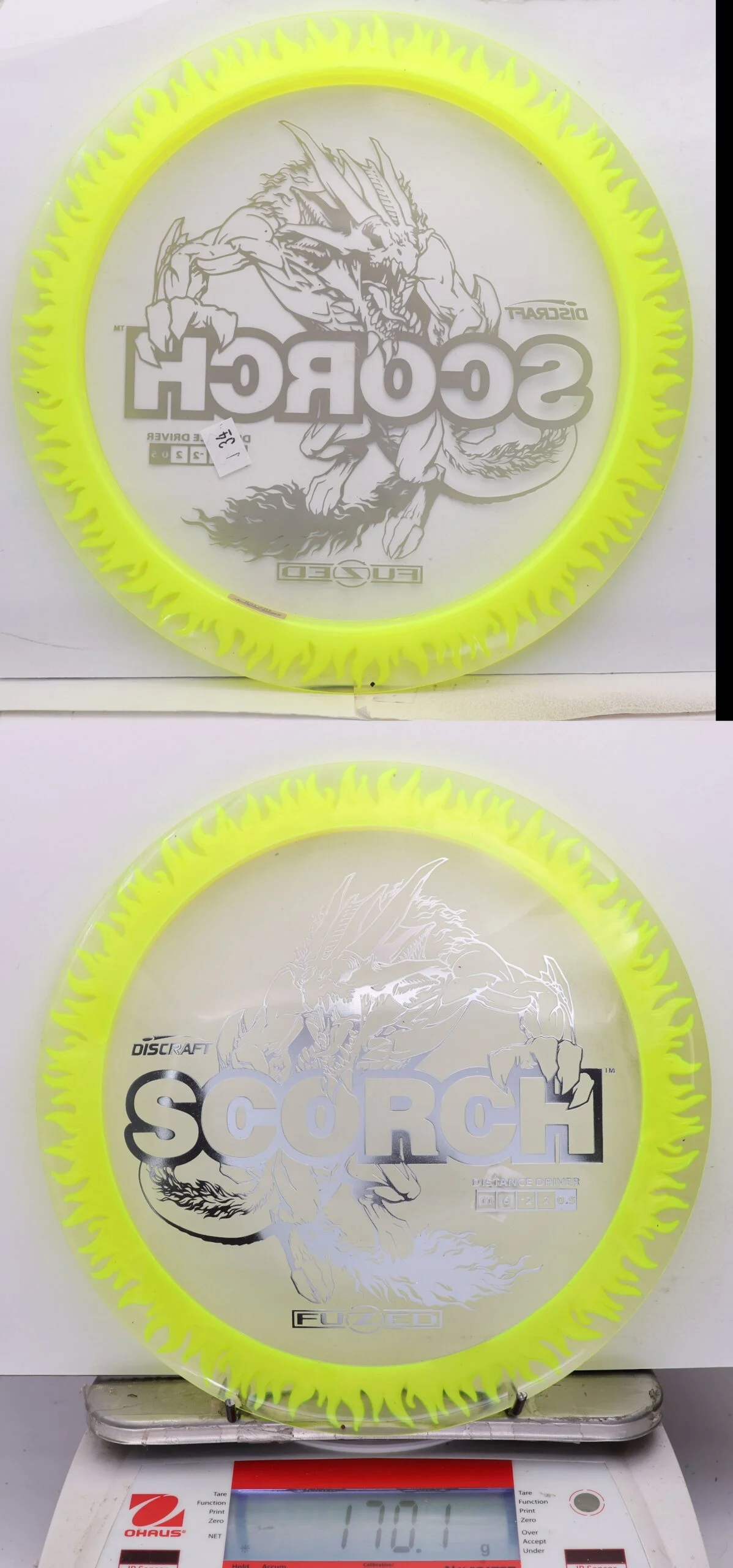1143808 FuZed Line Scorch, Flame - #34 Clear-NYellow, 170