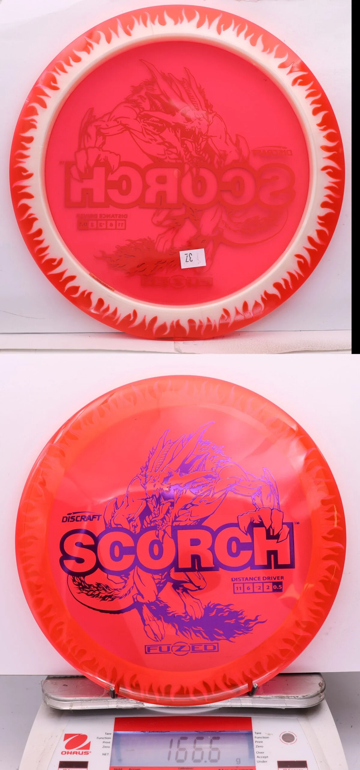 1143821 FuZed Line Scorch, Flame - #37 Red-White, 167