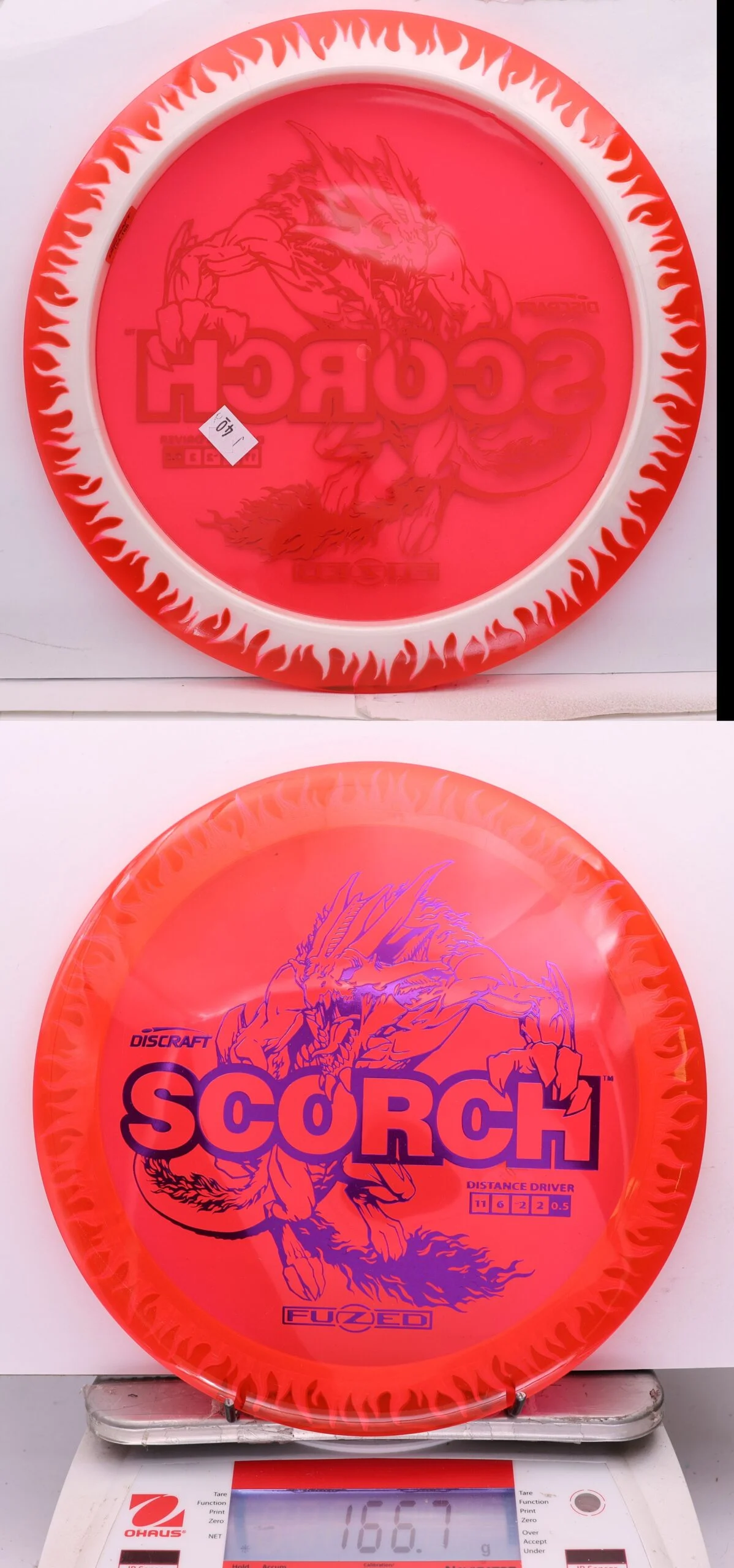 1143824 FuZed Line Scorch, Flame - #40 Red-White, 167