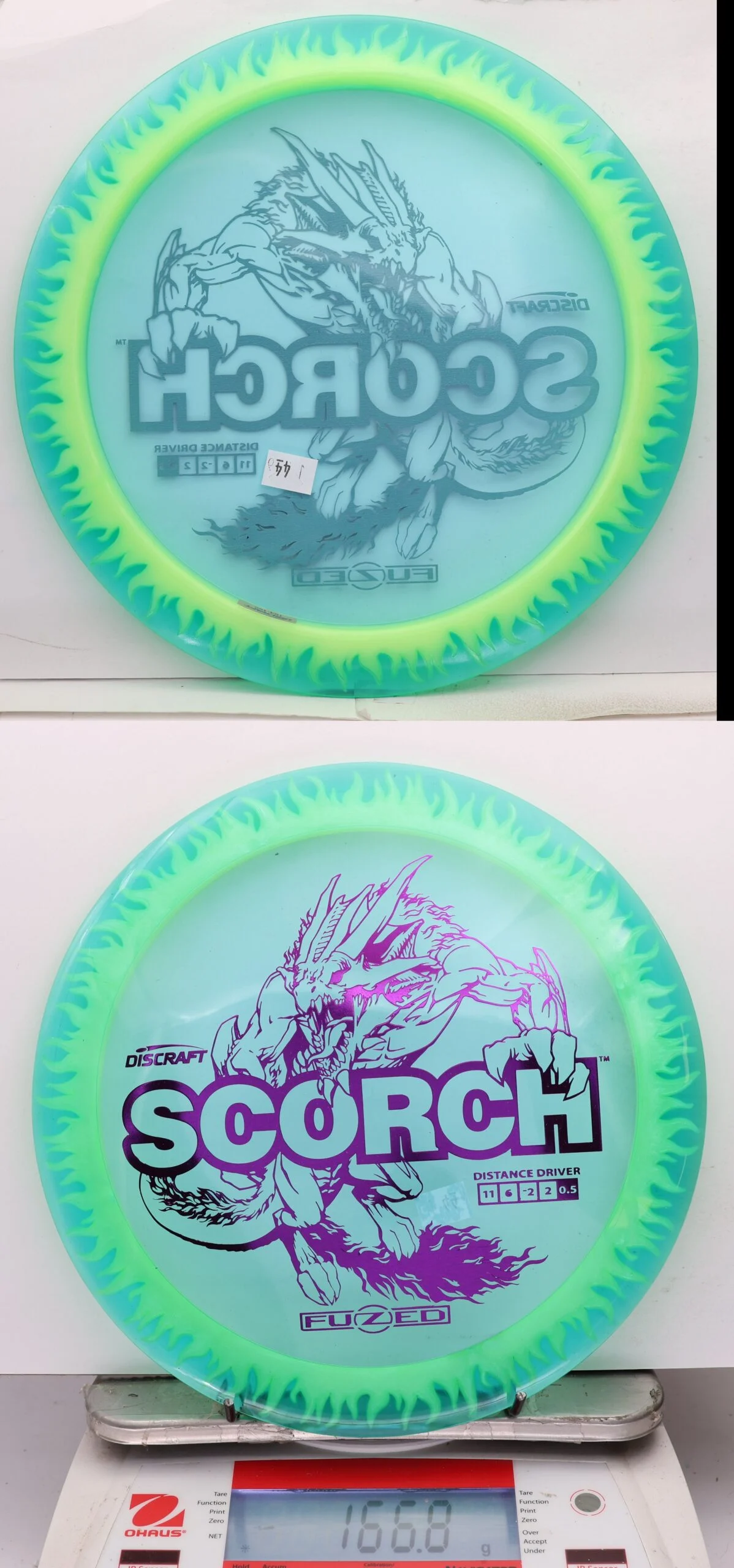 1143838 FuZed Line Scorch, Flame - #44 Teal-NYellow, 167