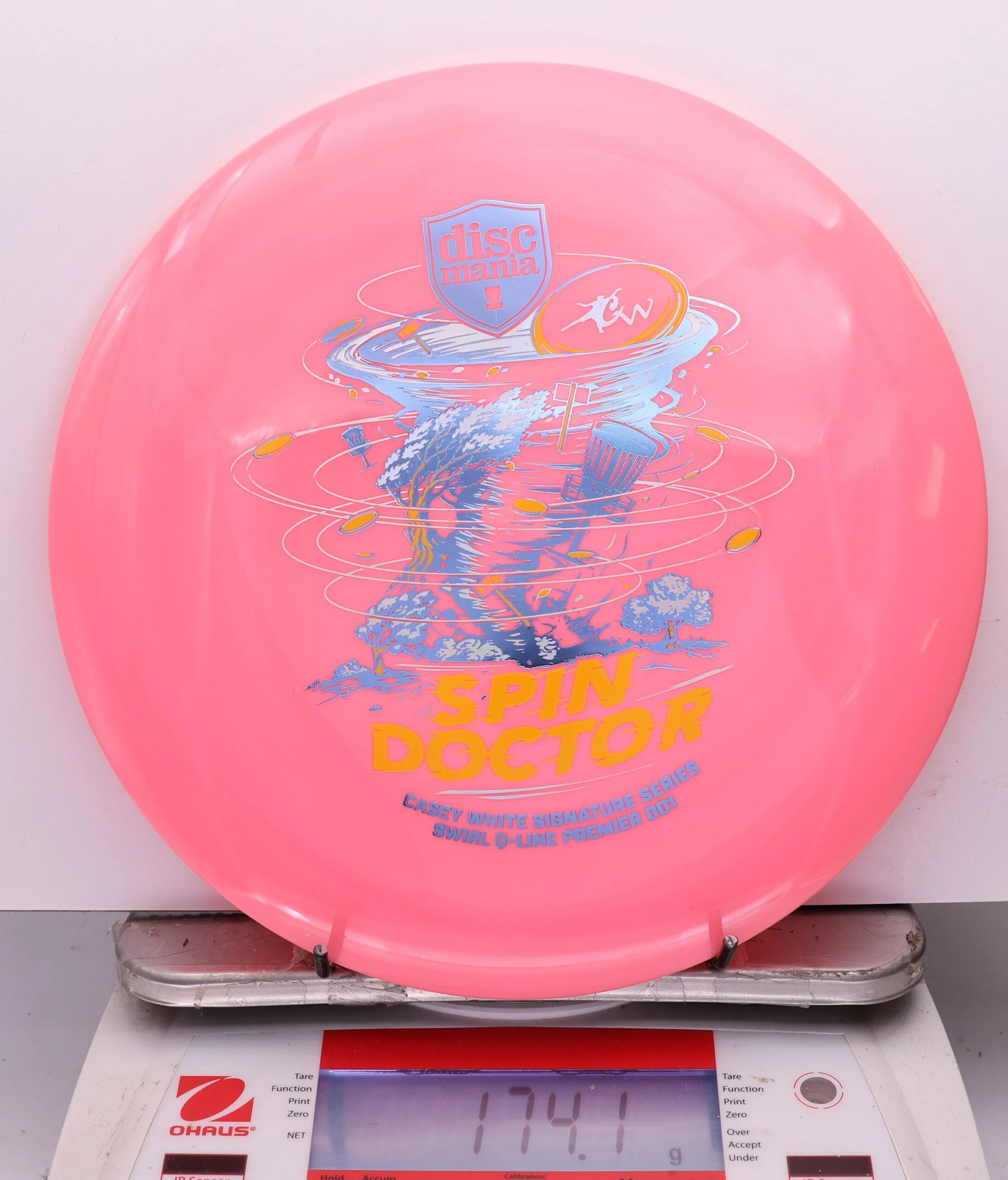 1144132 Swirl Q-Line Premier DD1, Spin Doctor - Casey White 2026 Signature Series - #10 Pink, 174