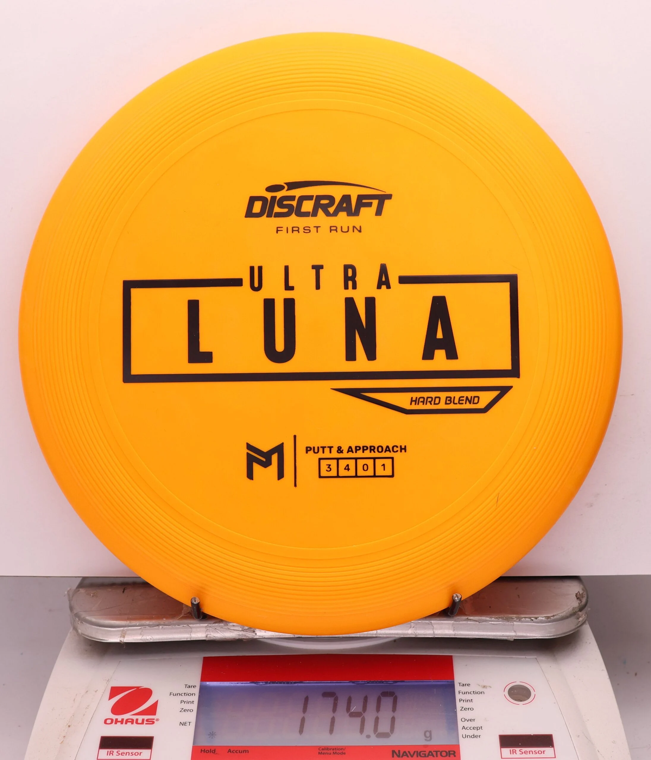 1146044 Putter Line Hard UltraLuna, Paul McBeth First Run - #01 LtOrange, 174