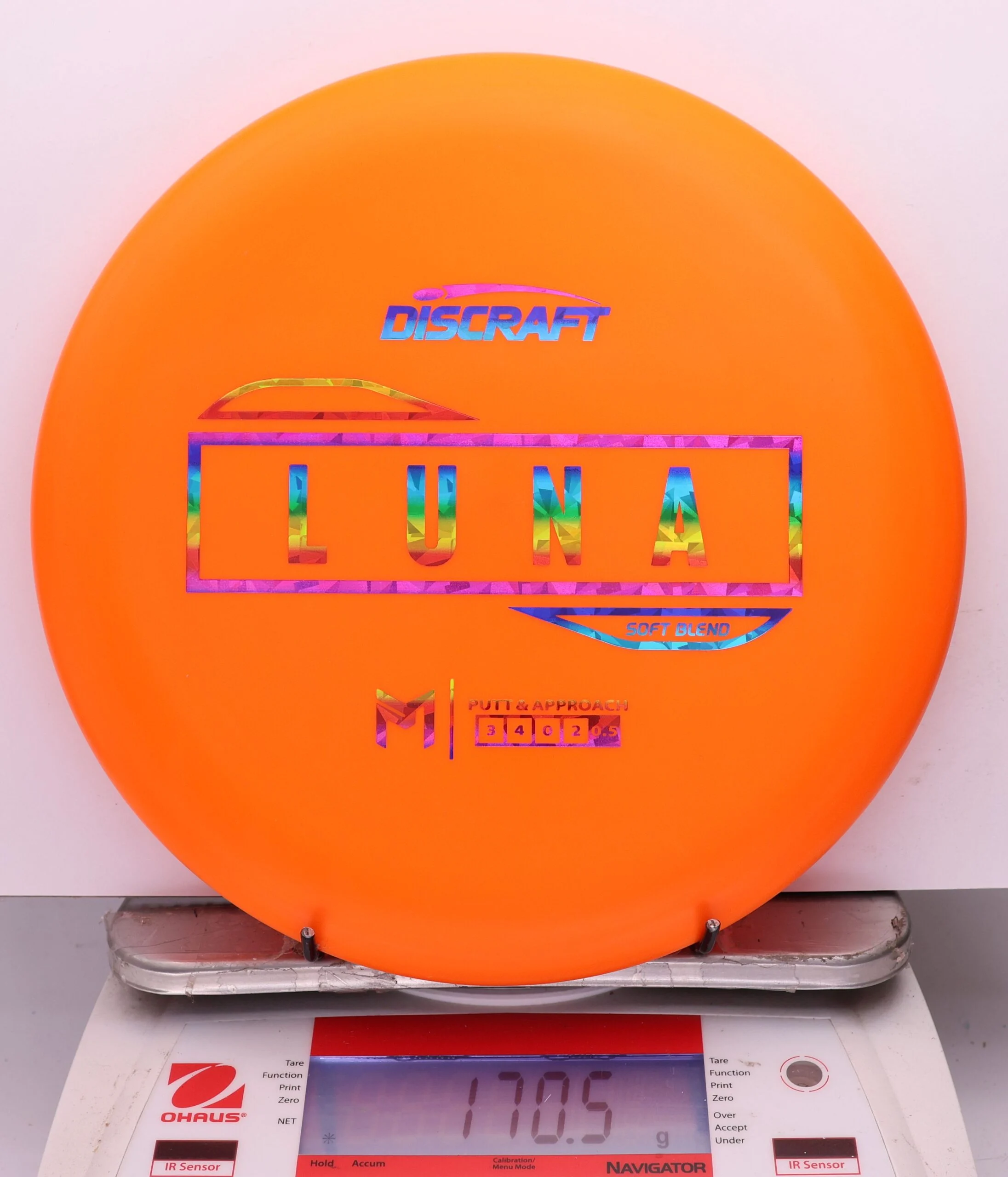1146135 Putter Line Soft Luna, Paul McBeth - #08 Orange, 171