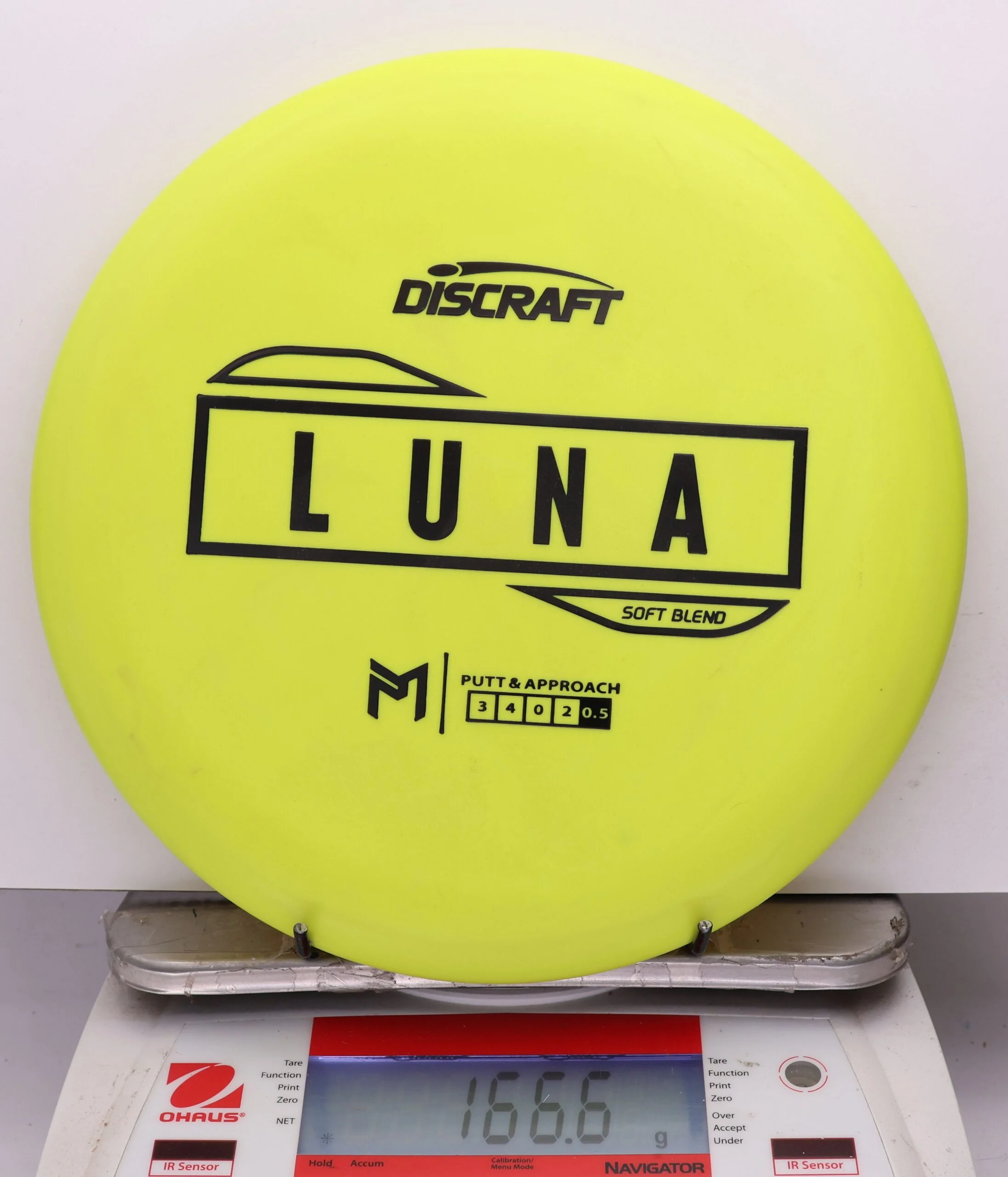 1146137 Putter Line Soft Luna, Paul McBeth - #10 Yellow, 167