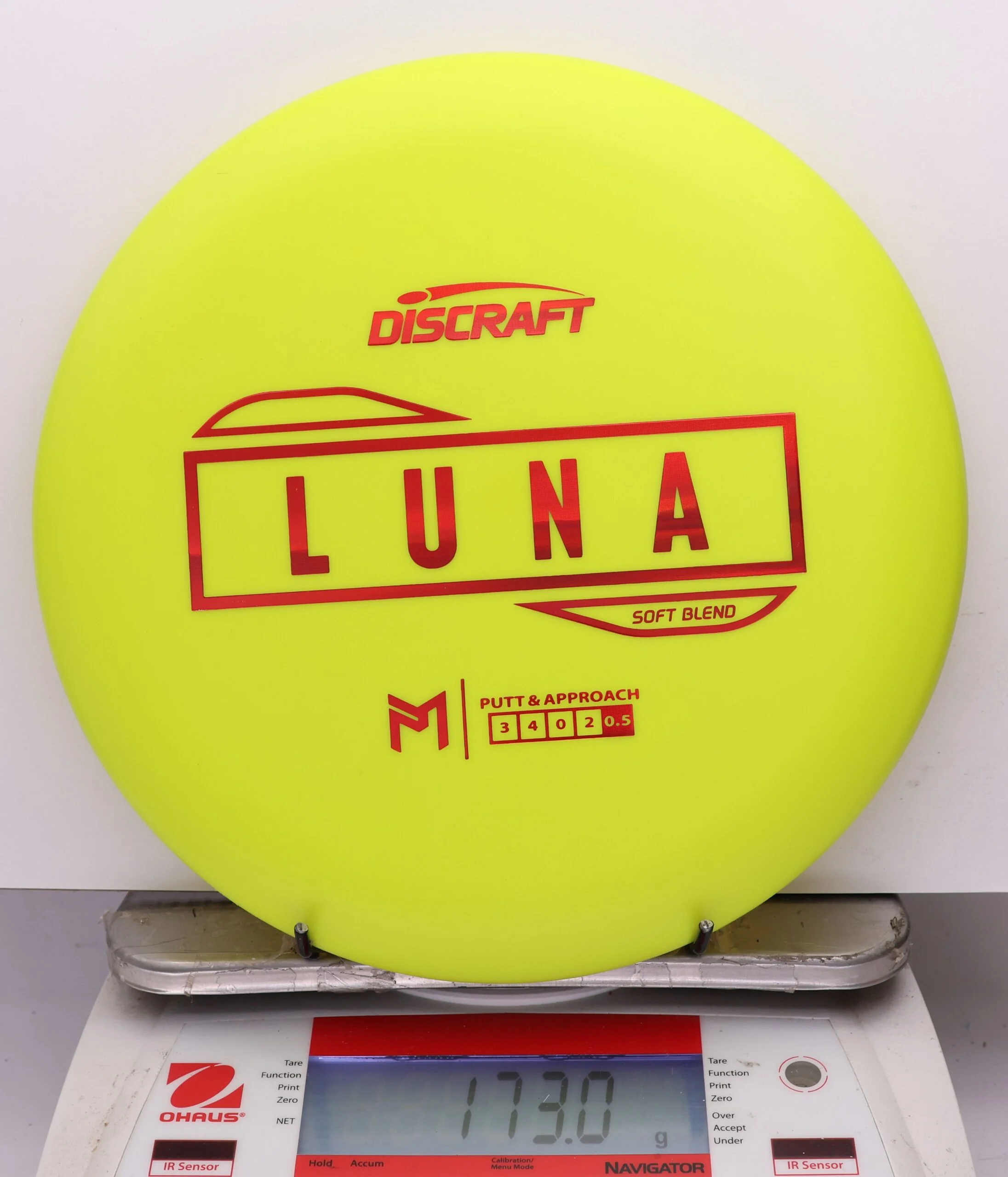 1146148 Putter Line Soft Luna, Paul McBeth - #12 Yellow, 173