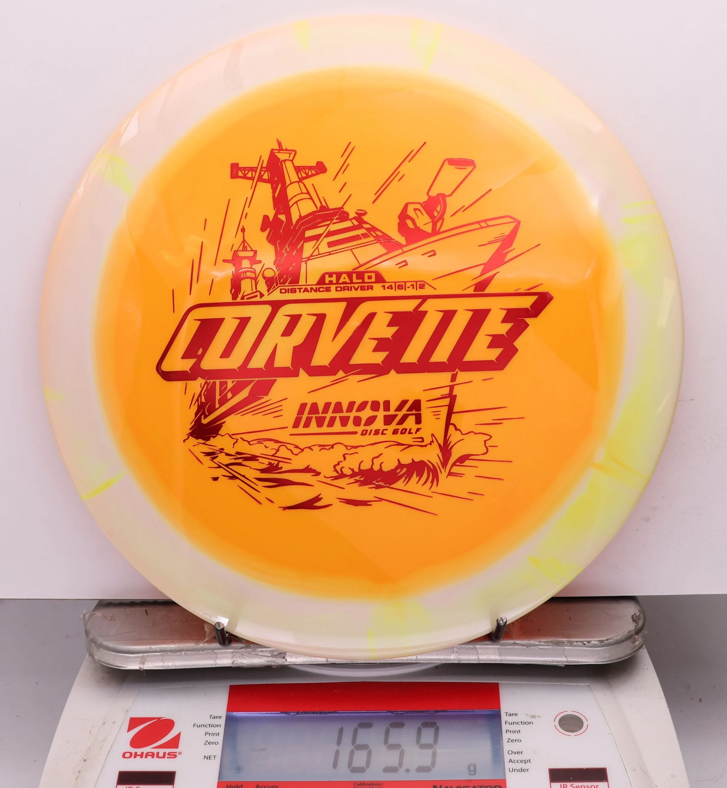 1146184 Halo Star Corvette - #42 White-Orange, 166