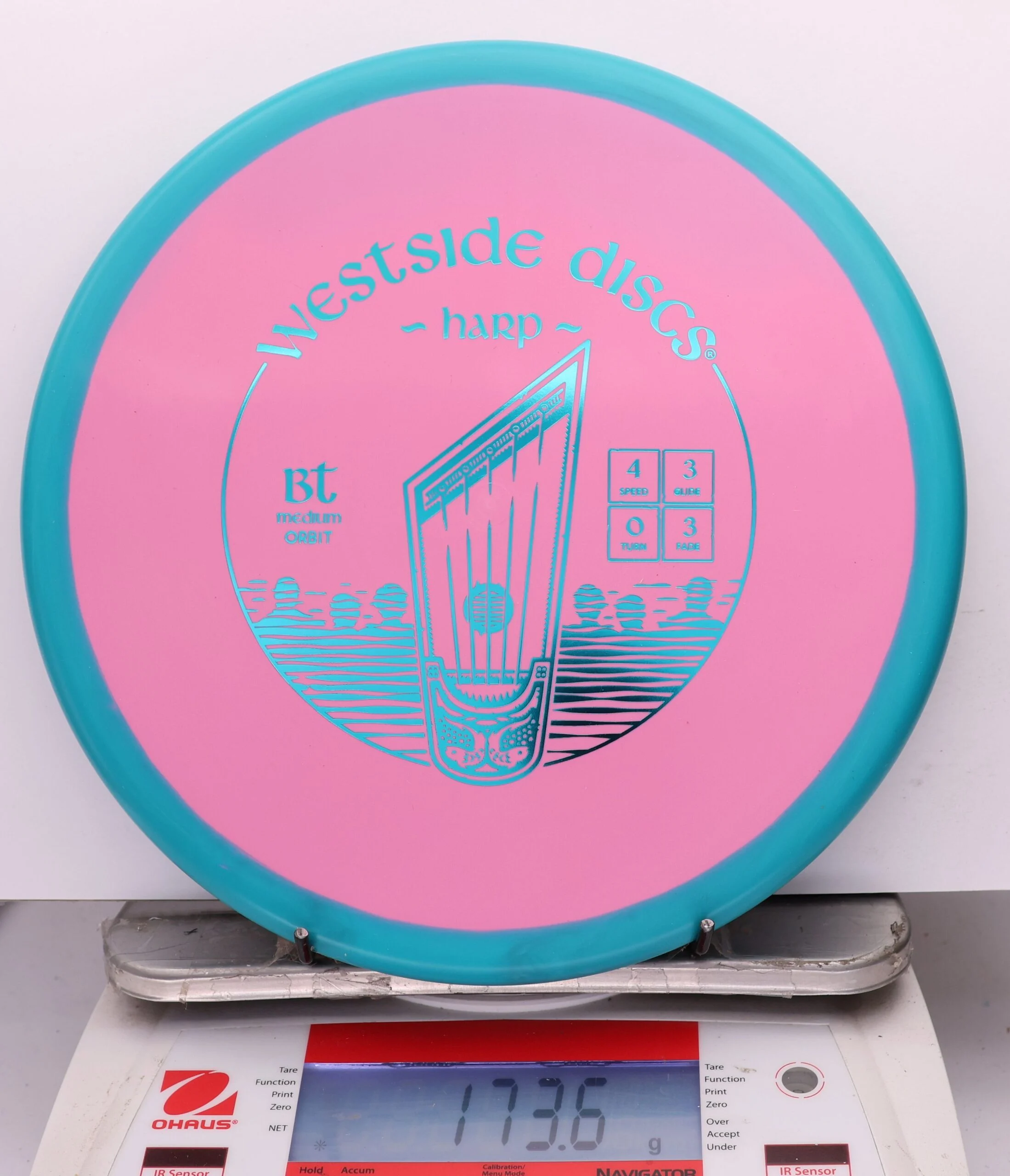 1150907 BT Medium Orbit Harp - #01 Teal-Pink, 174