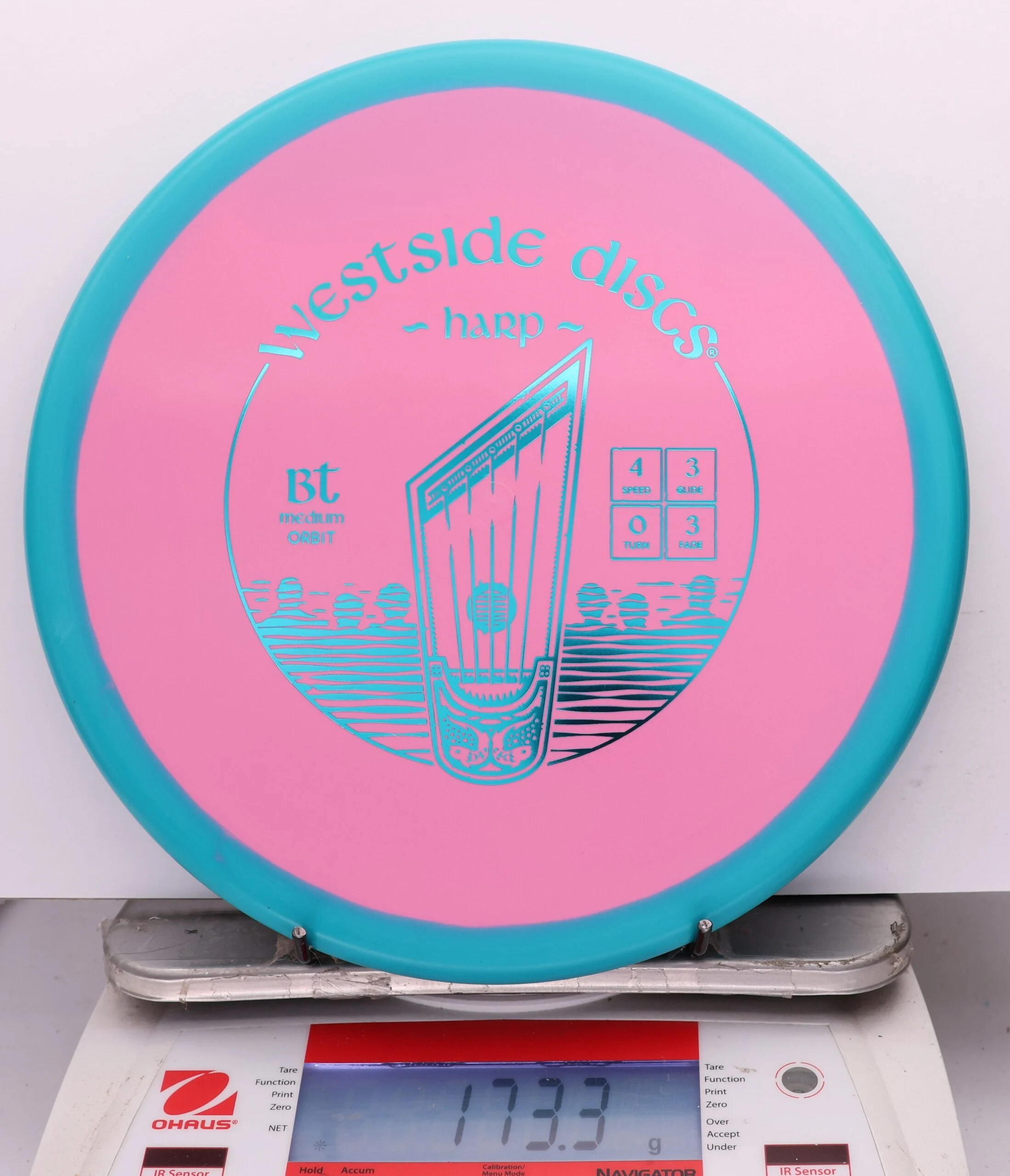 1150932 BT Medium Orbit Harp - #04 Teal-Pink, 173