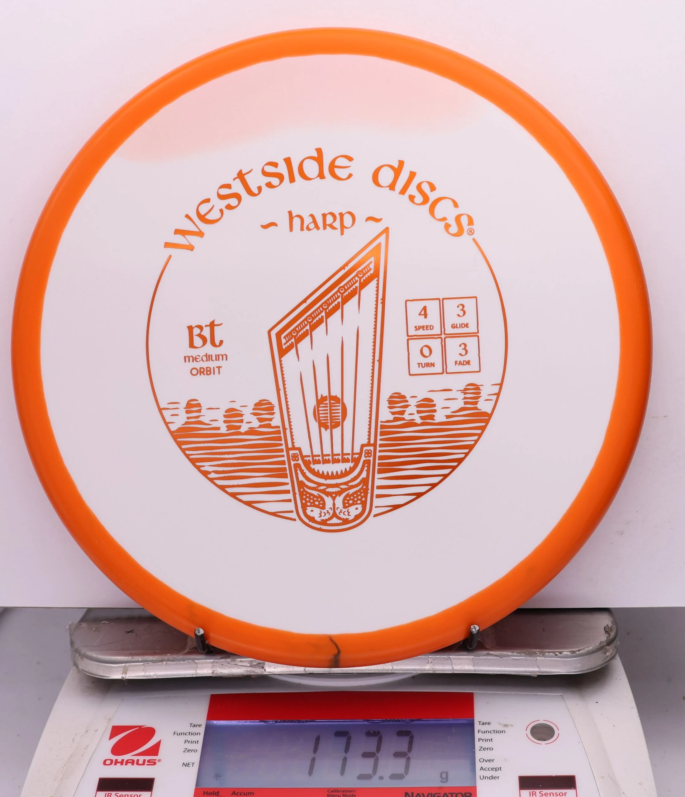 1150955 BT Medium Orbit Harp - #09 Orange-White, 173
