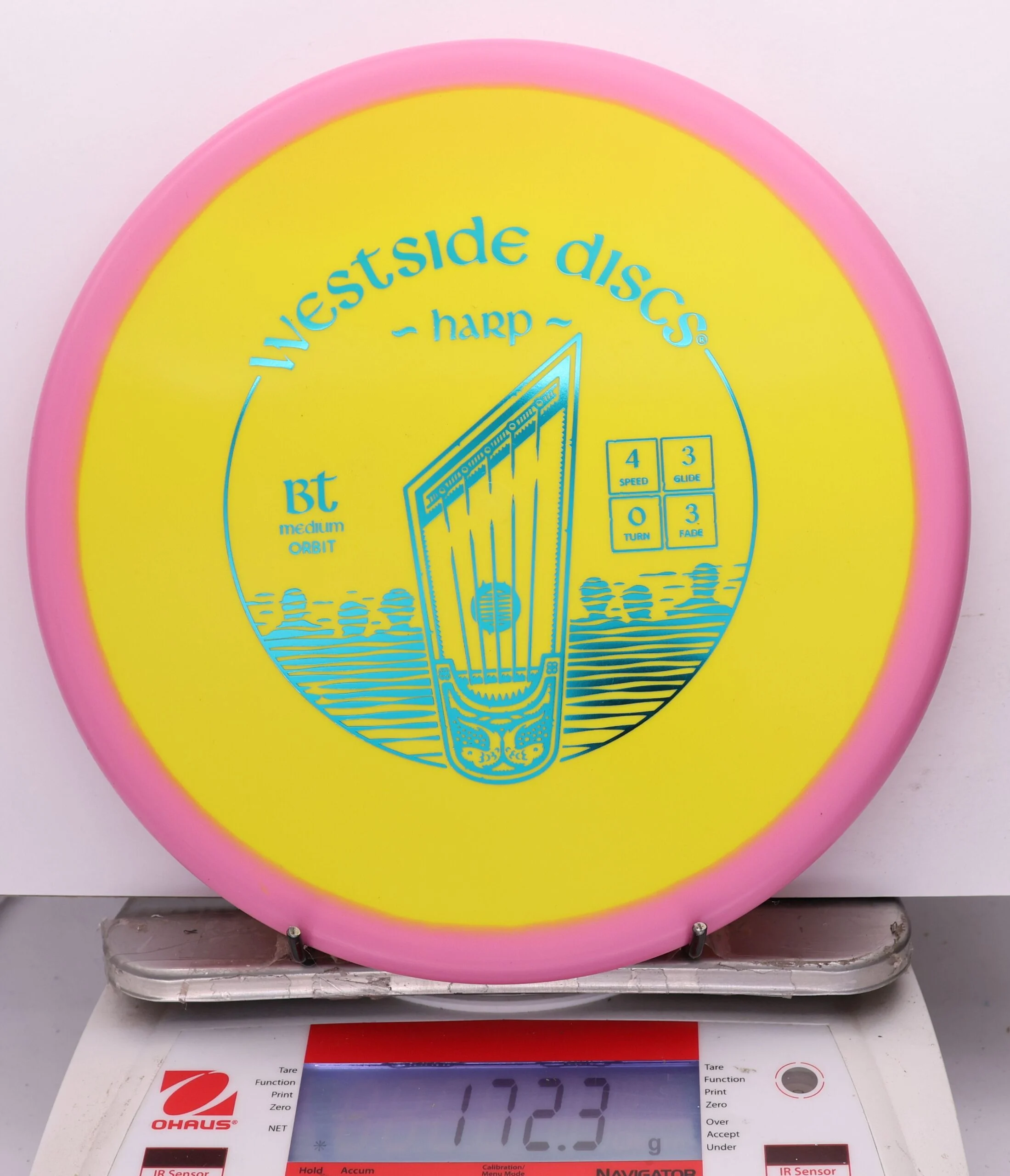 1151001 BT Medium Orbit Harp - #19 Pink-Yellow, 172