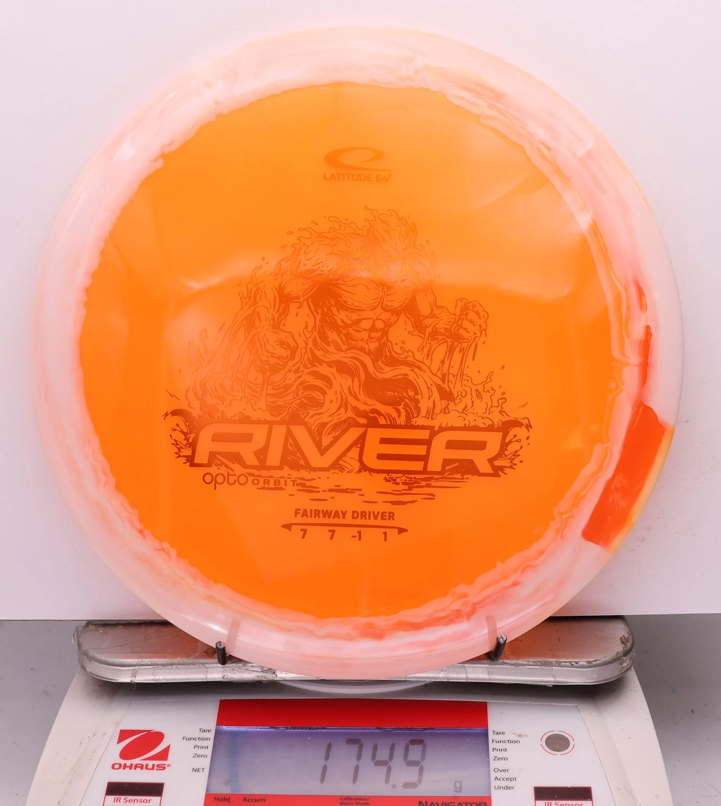 1153593 Opto Orbit River - #456 White-Orange, 175