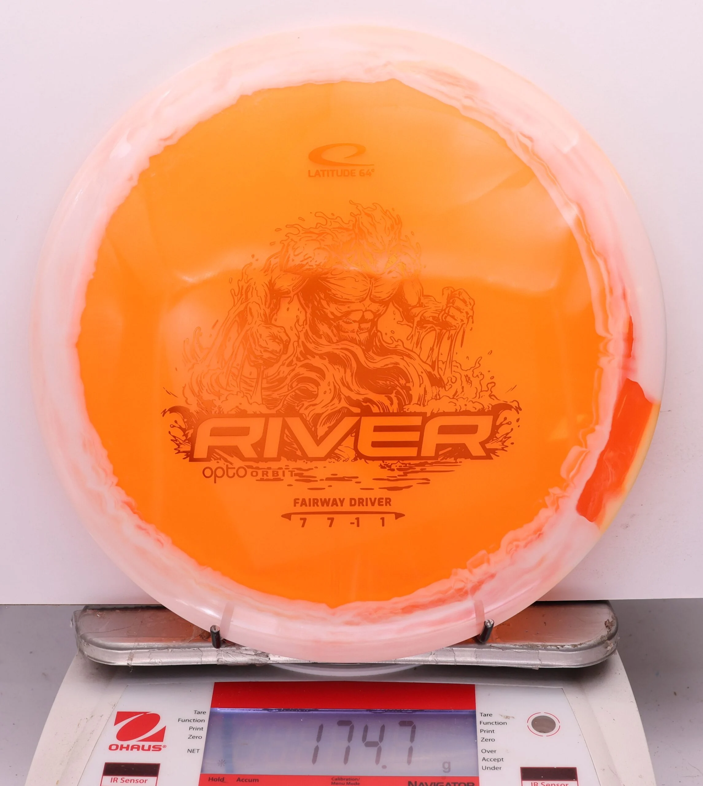 1153594 Opto Orbit River - #457 White-Orange, 175