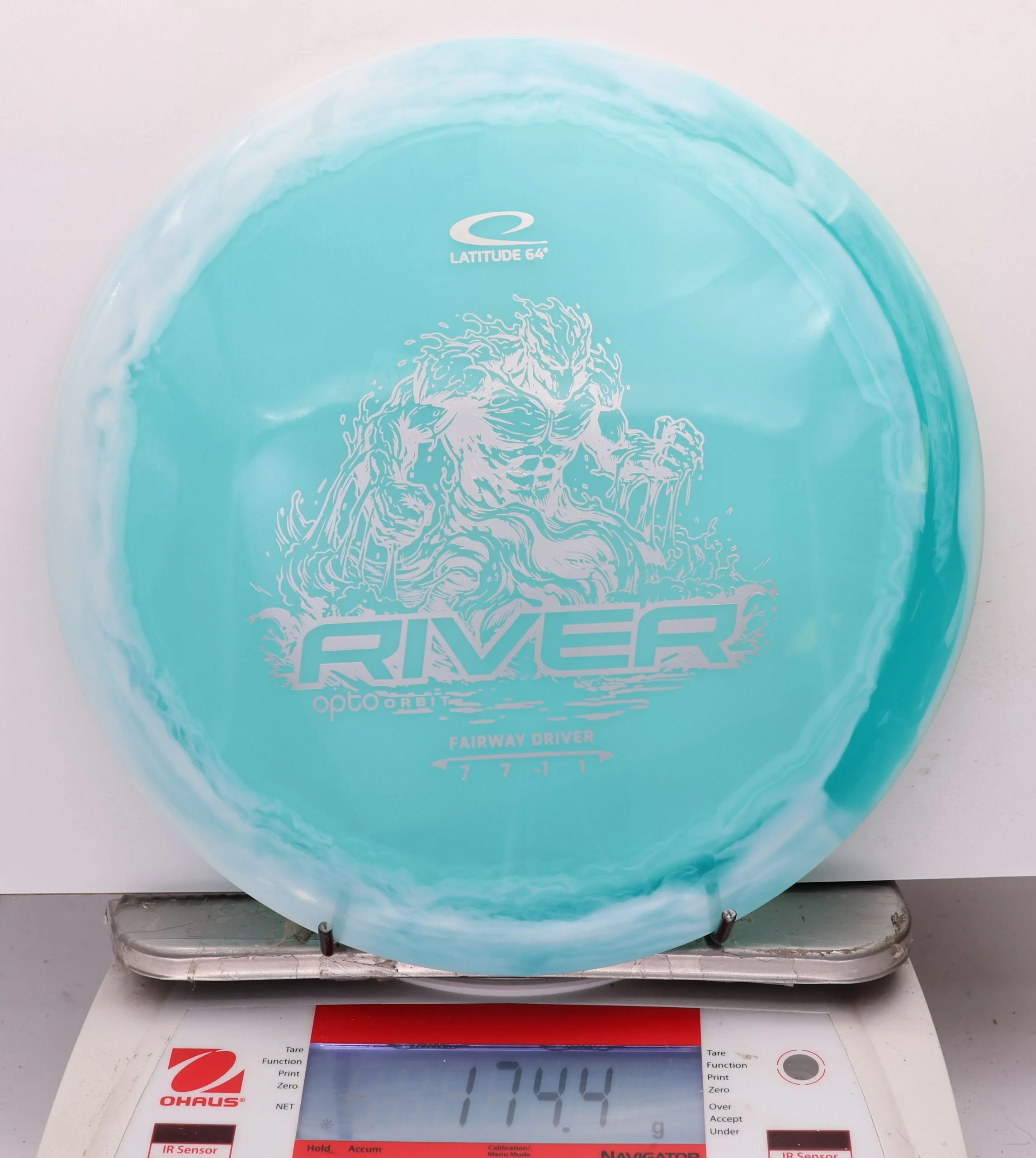 1153615 Opto Orbit River - #463 White-Teal, 174