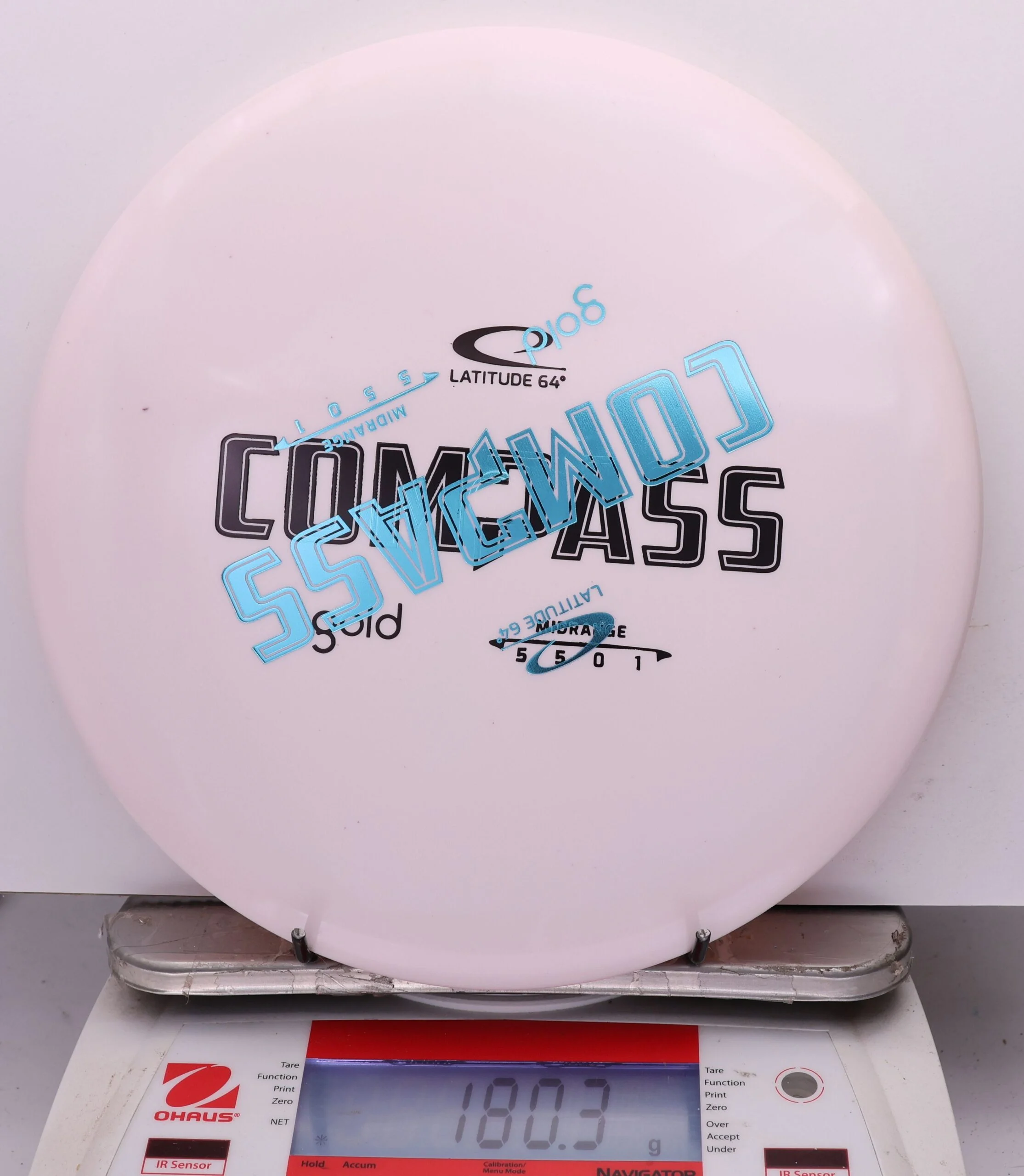 1153974 X-Out Gold Compass - #453 LtPink, 180