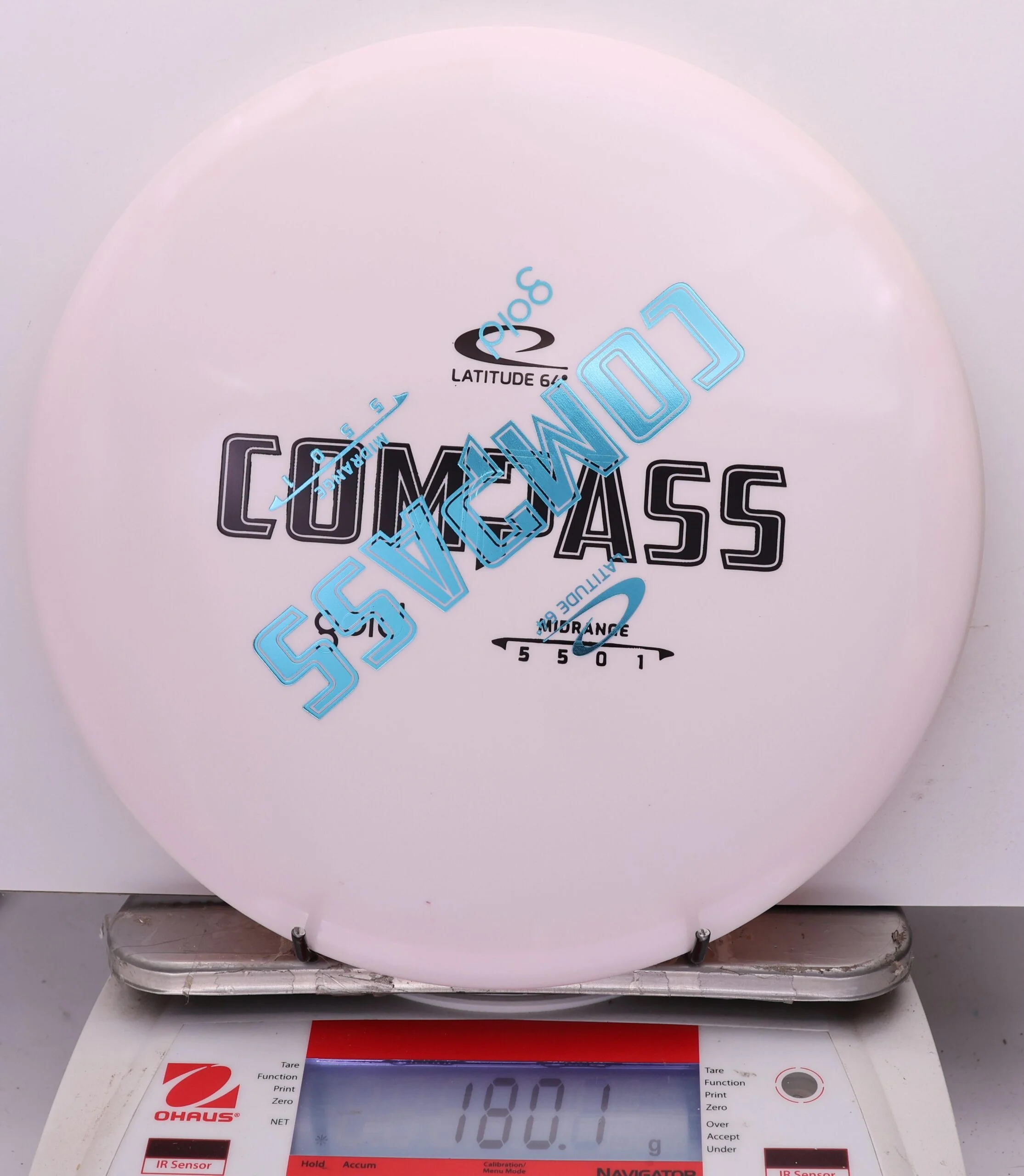 1153979 X-Out Gold Compass - #454 LtPink, 180