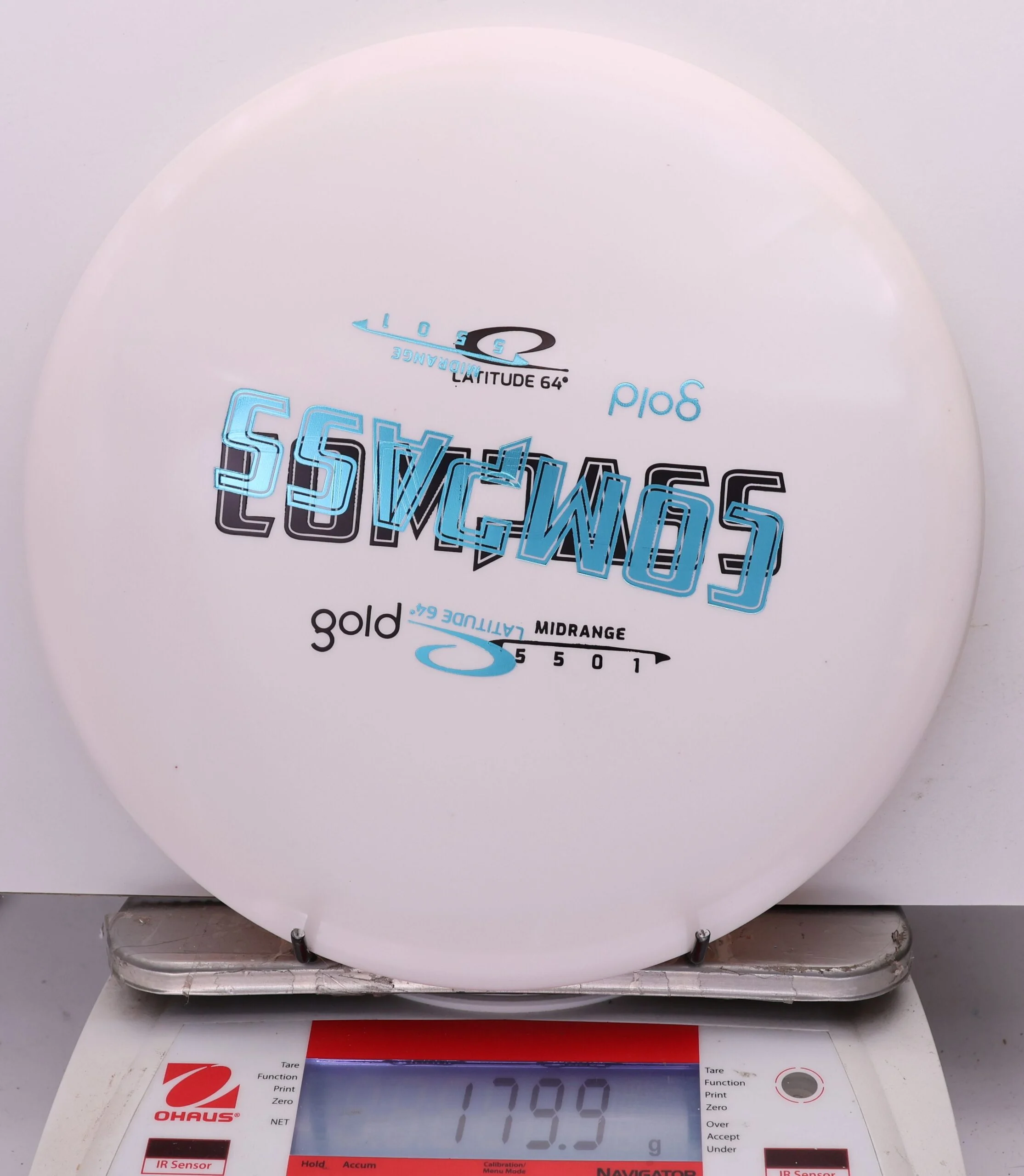 1153980 X-Out Gold Compass - #455 AlmostWhite, 180