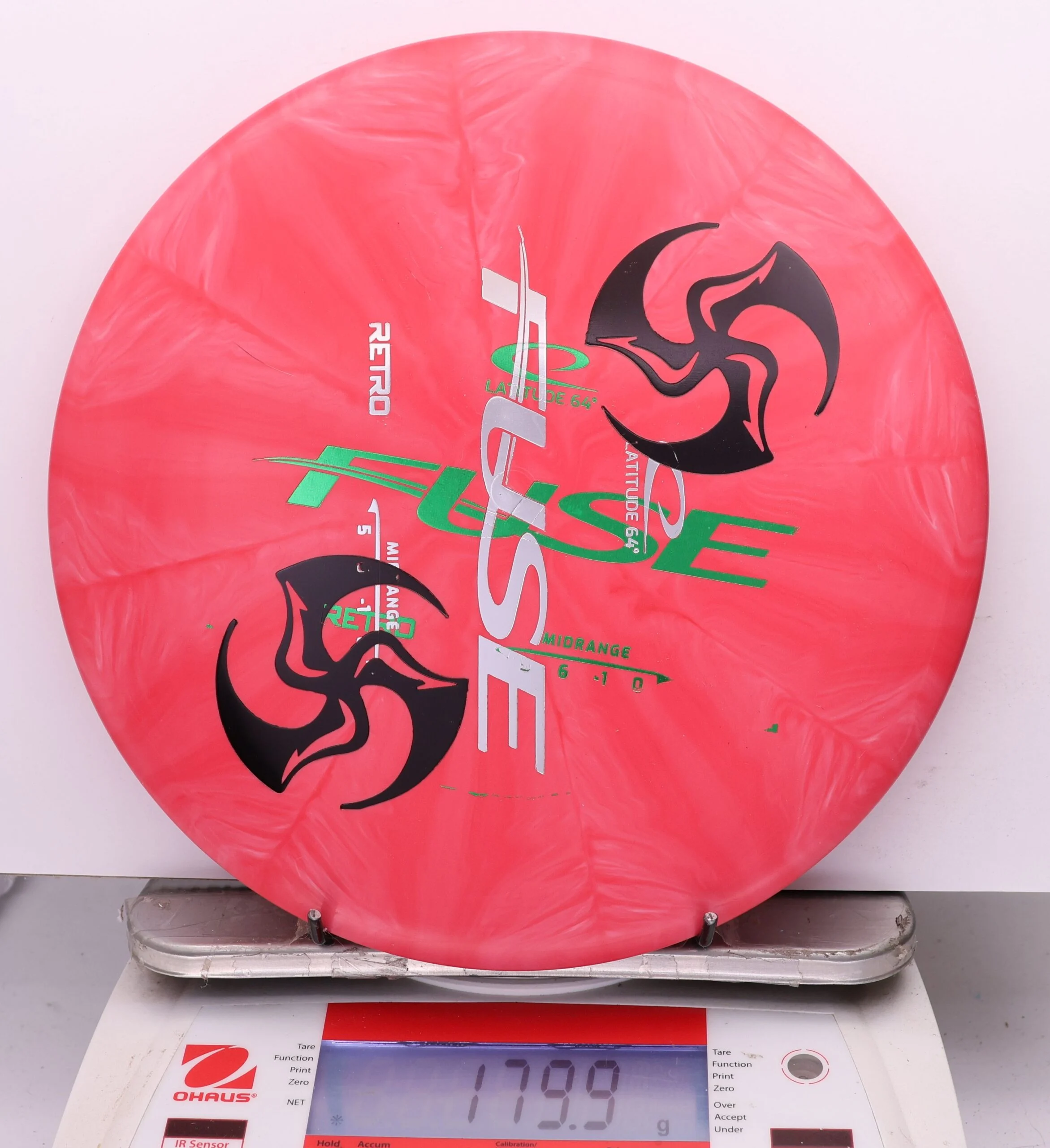 1154034 X-Out Retro Burst Fuse - #457 Red, 180