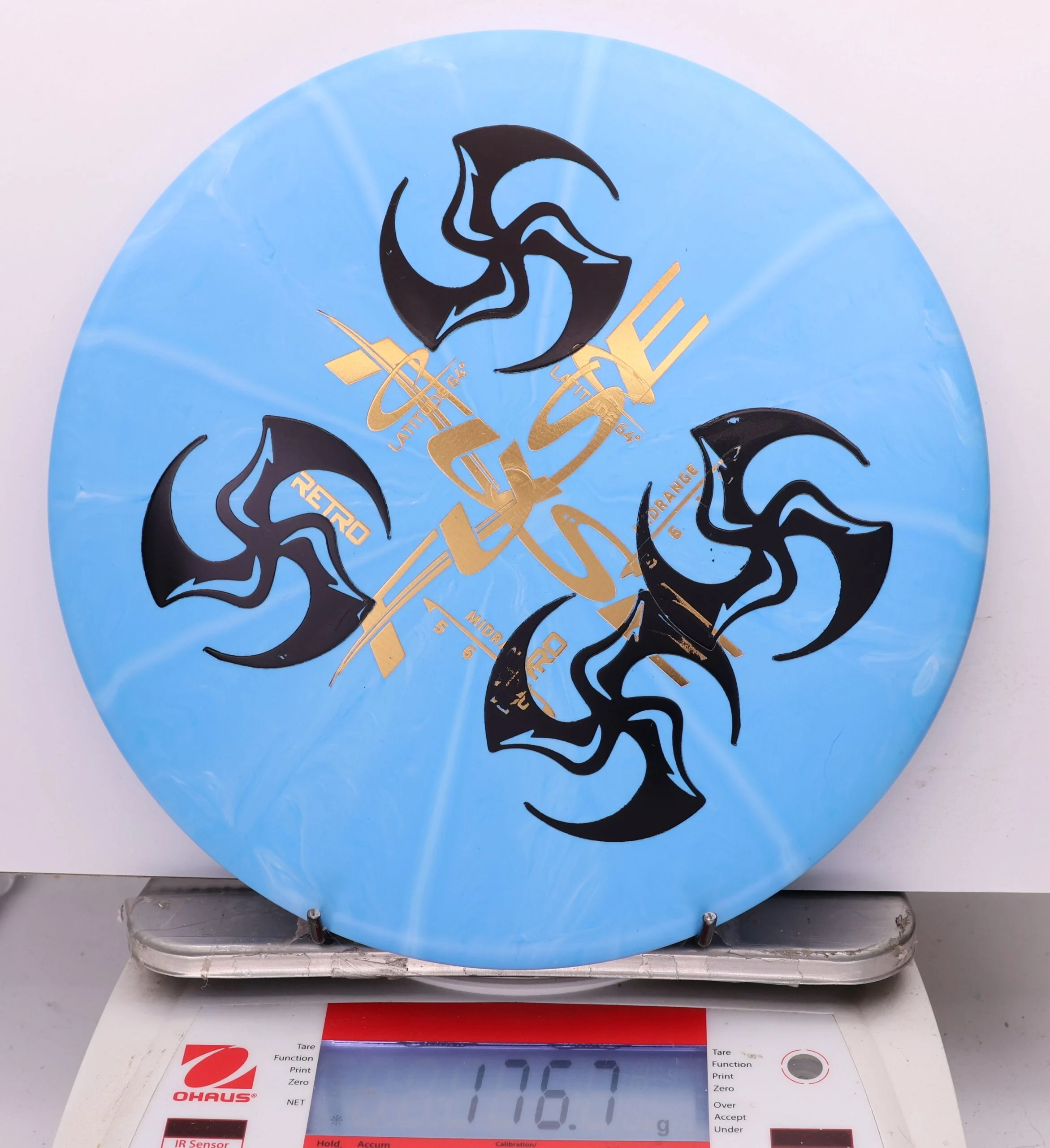 1154054 X-Out Retro Burst Fuse - #463 LtBlue, 177