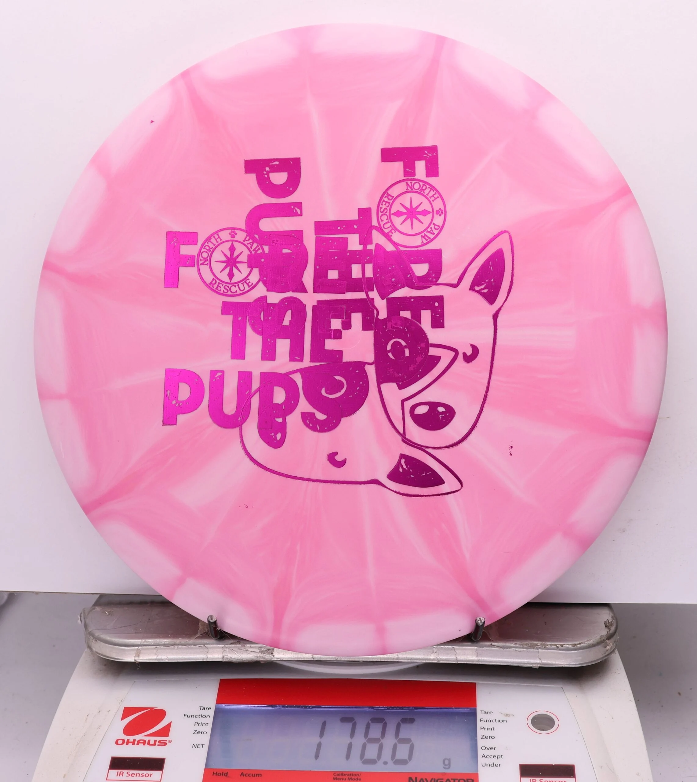 1154171 X-Out Retro Burst Compass - #451 Pink, 179