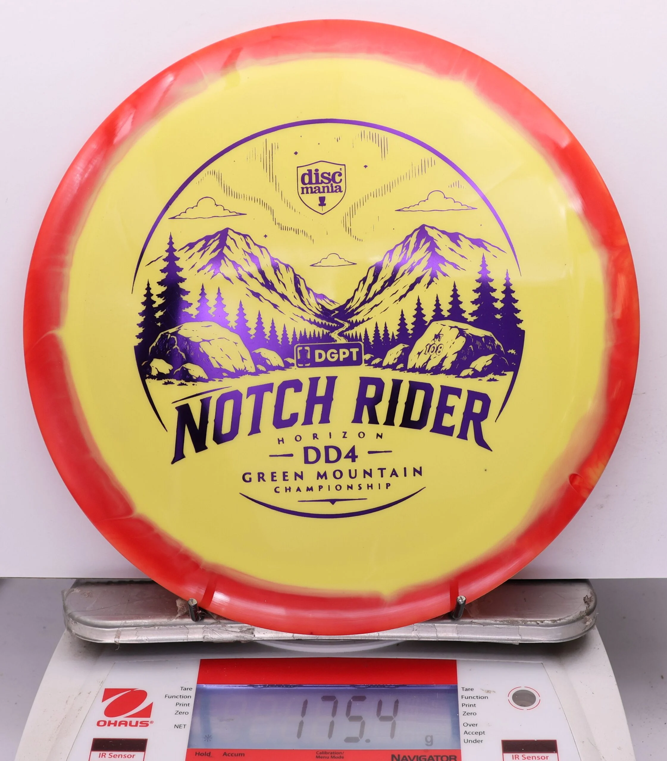 1154995 Horizon S-Line DD4, Notch Rider - 2026 GMC Fundraiser - #418 Red-Yellow, 175