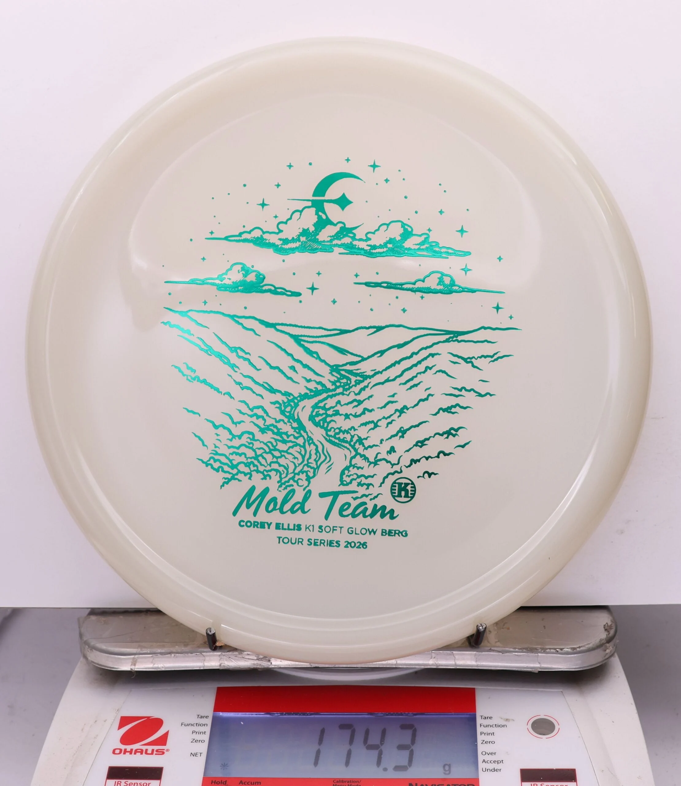 1157205 K1 Soft Glow Berg, Corey Ellis 2026 Mold Team - #410 Glow, 174