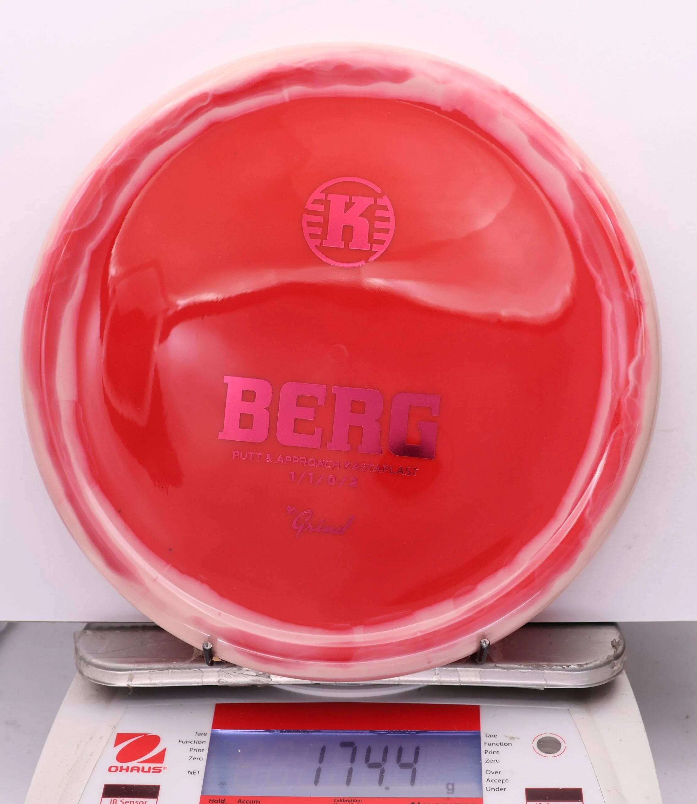 1158105 K1 Grind Berg - #414 White-Red, 174