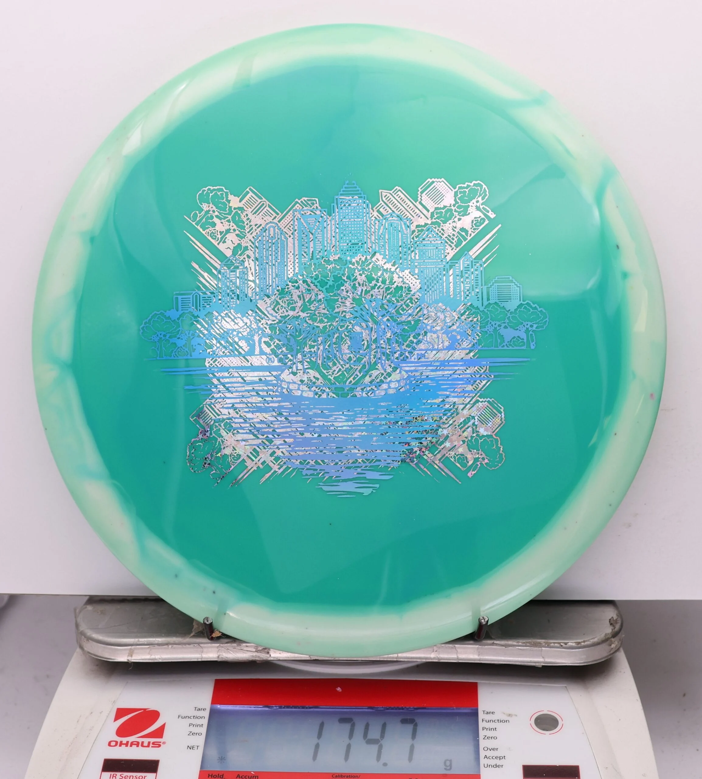 1158832 X-Out K1 Grind Idog - #410 White-Teal, 175